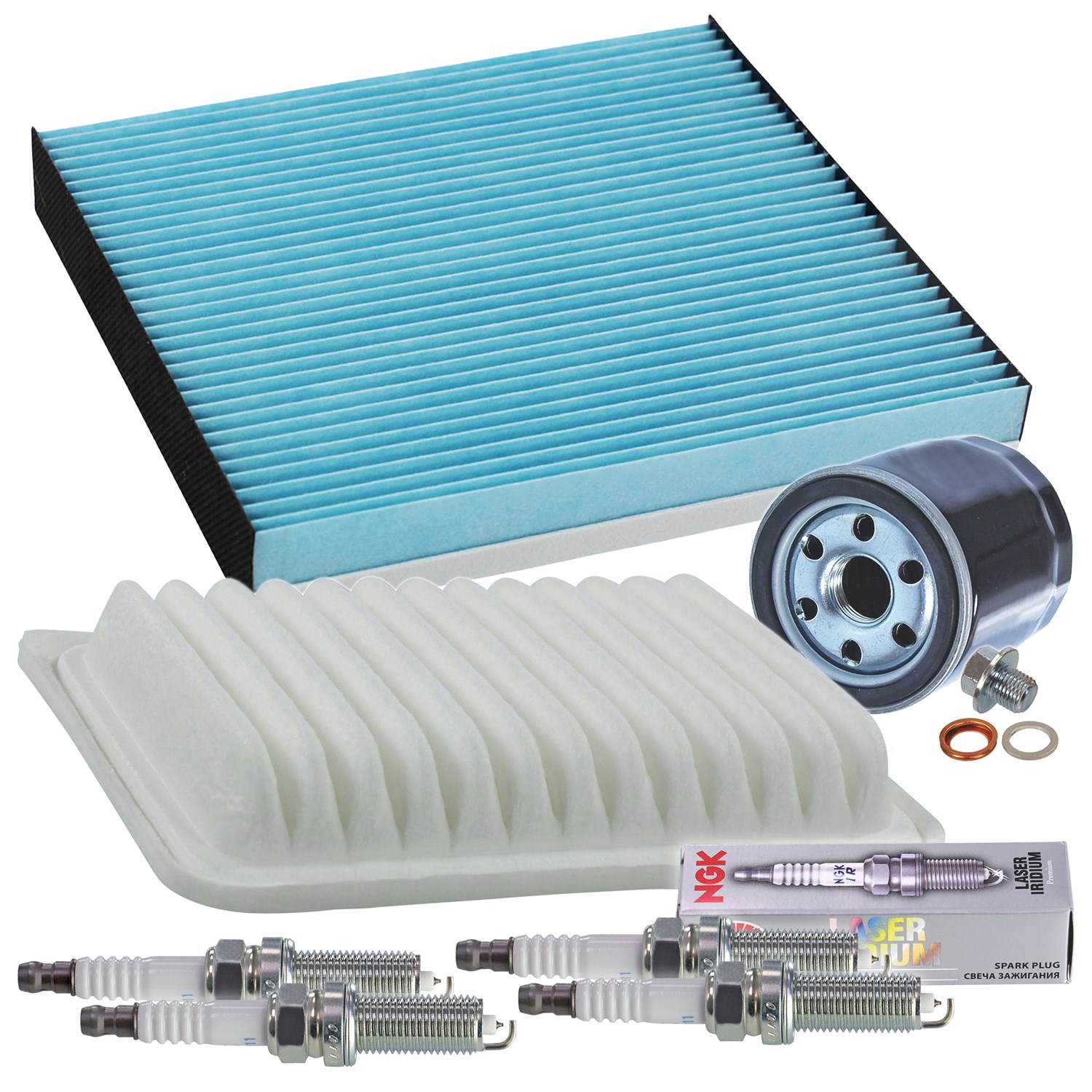Bestprice Inspektionspaket Filtersatz SET C [Hersteller-Nr. 10694637] für Toyota
