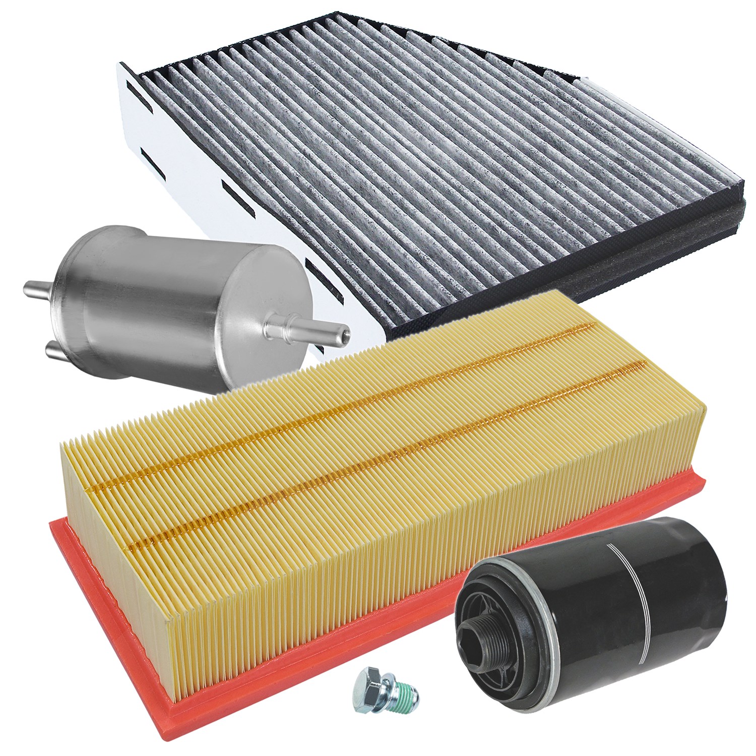 Bestprice Inspektionspaket Filtersatz SET B [Hersteller-Nr. 10694697] für Skoda, Seat, VW, Audi
