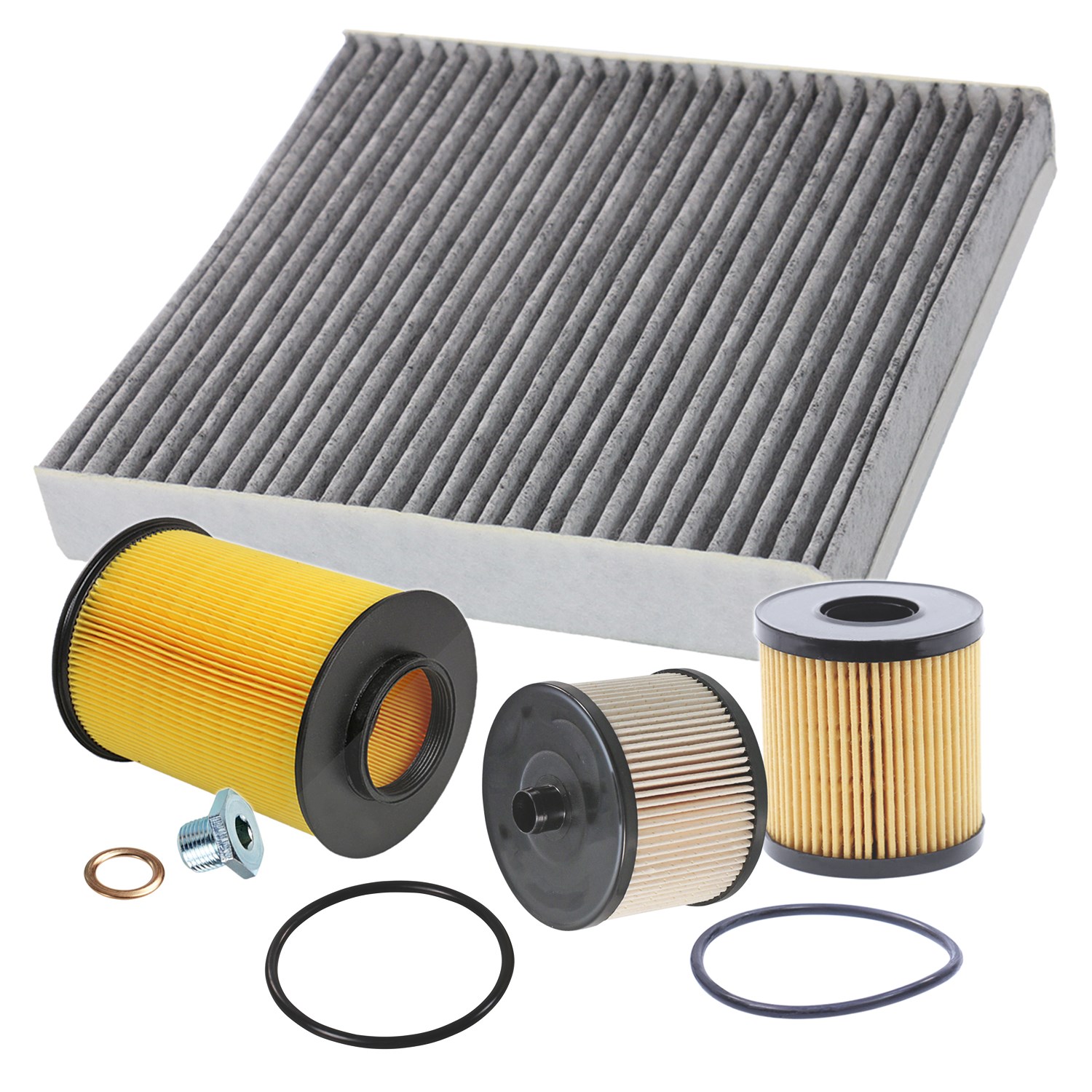 Bestprice Inspektionspaket Filtersatz SET B [Hersteller-Nr. 10694703] für Ford, Volvo