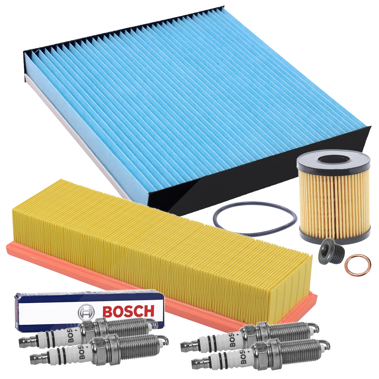 Bestprice Inspektionspaket Filtersatz SET C [Hersteller-Nr. 10694710] für Citroën, Peugeot