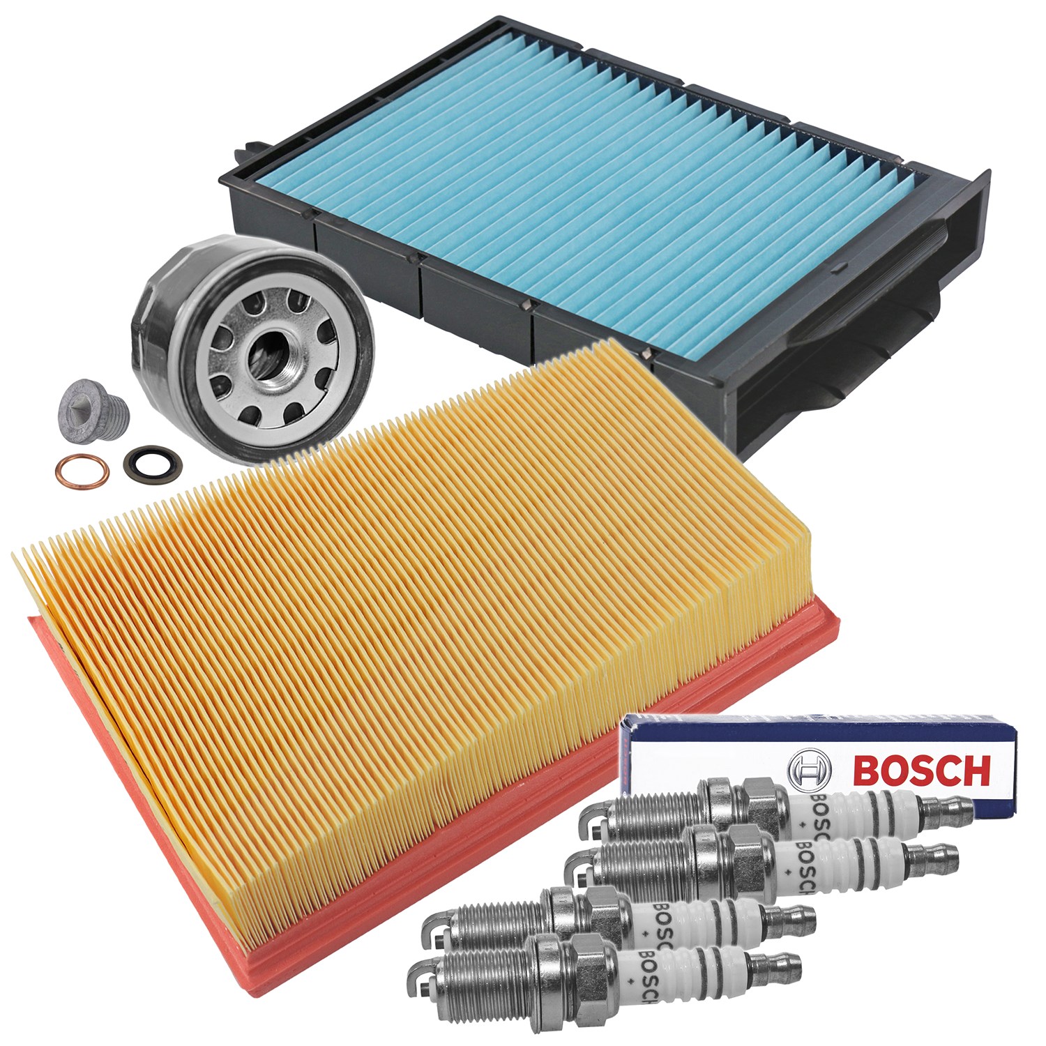 Bestprice Inspektionspaket Filtersatz SET C [Hersteller-Nr. 10694714] für Renault
