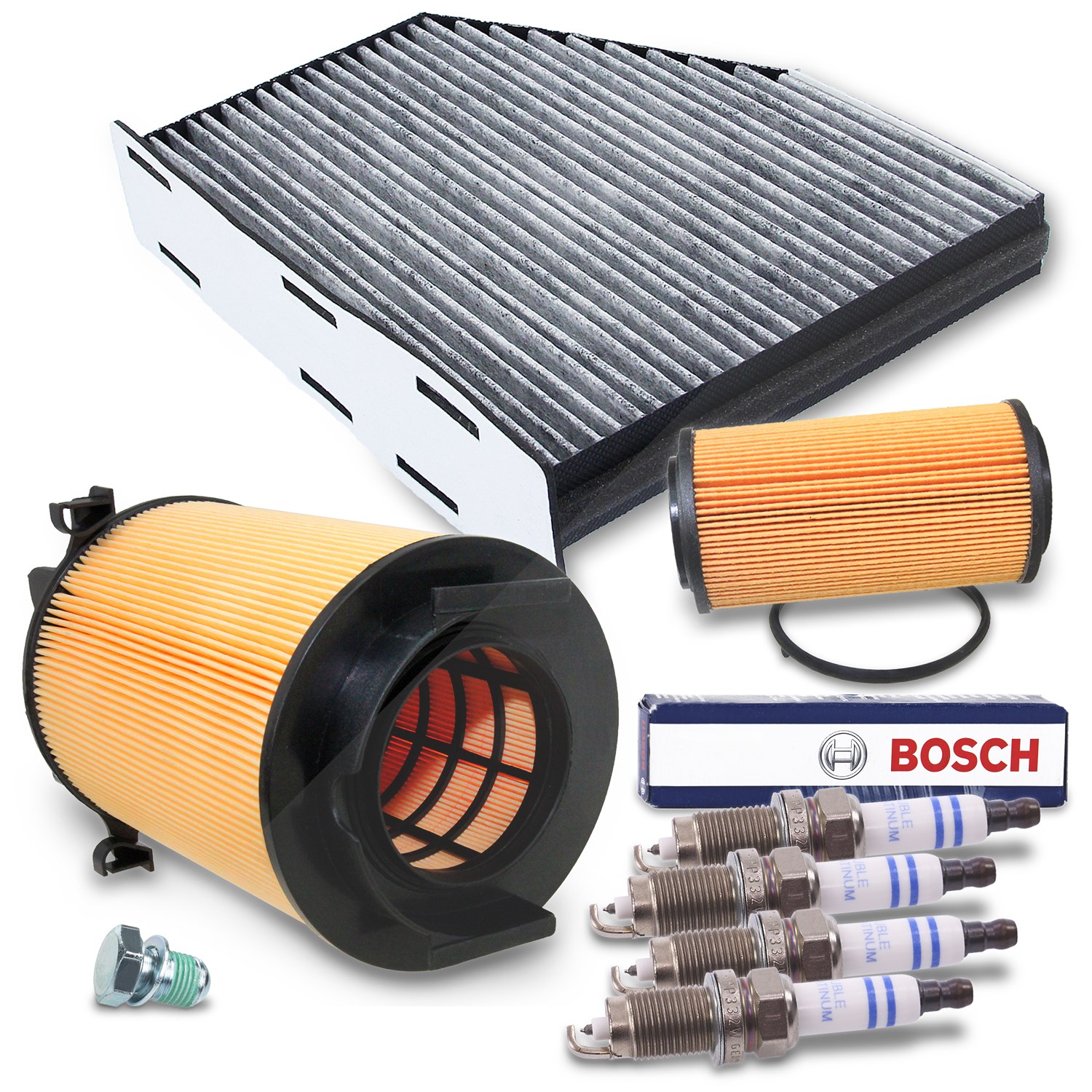 Bestprice Inspektionspaket Filtersatz SET C [Hersteller-Nr. 10694748] für Skoda, VW, Audi, Seat