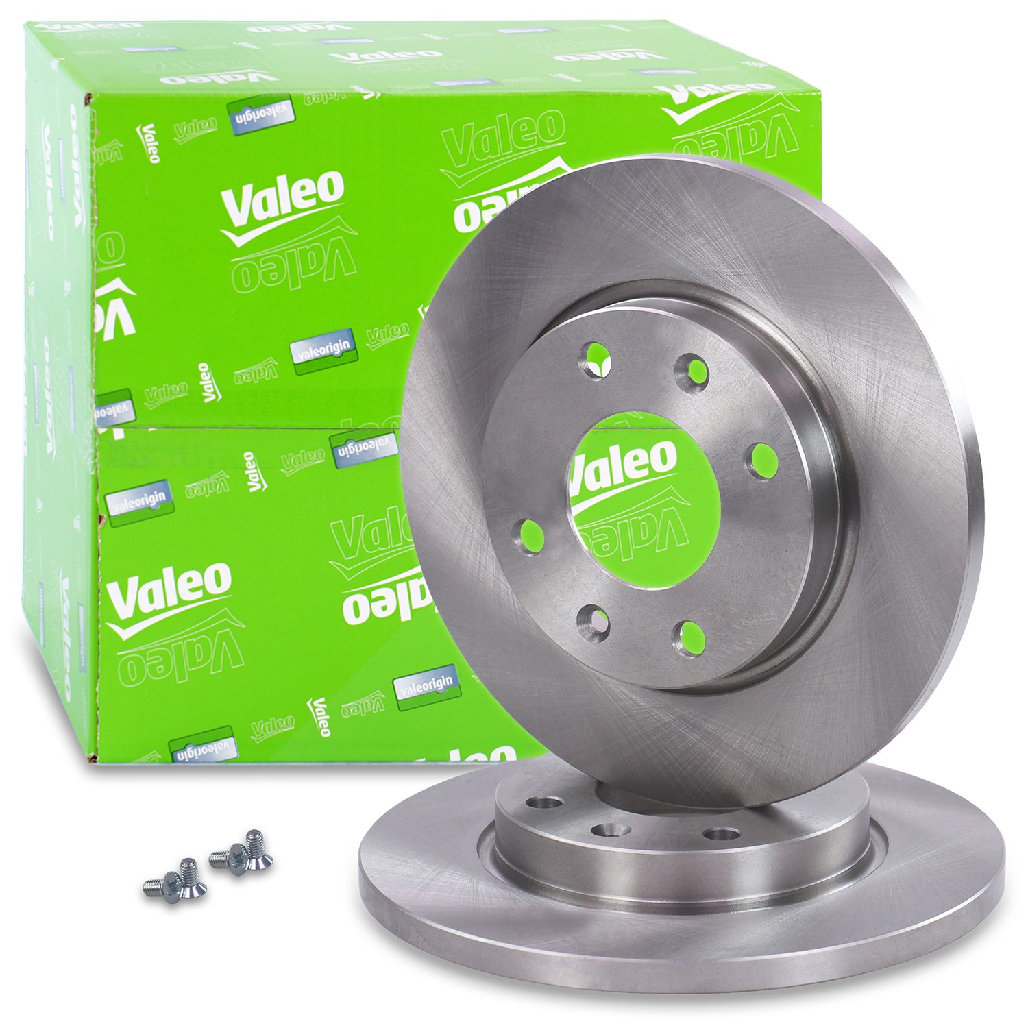 Valeo Bremsscheibe Vorderachse voll [Hersteller-Nr. 186598] für Peugeot, Citroën