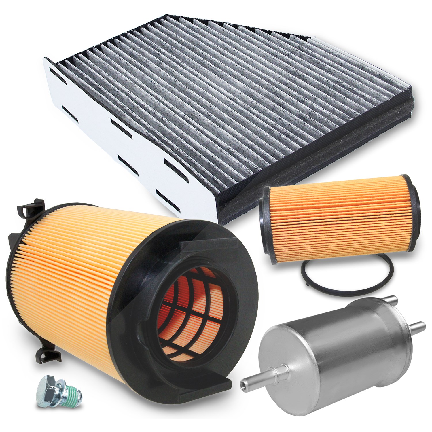 Bestprice Inspektionspaket Filtersatz SET B [Hersteller-Nr. 10694750] für Audi, Skoda, VW, Seat