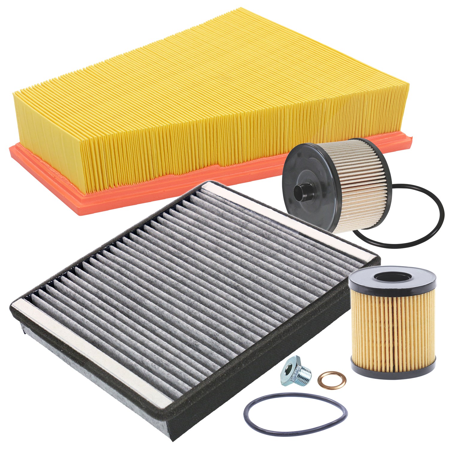 Bestprice Inspektionspaket Filtersatz SET B [Hersteller-Nr. 10694764] für Ford