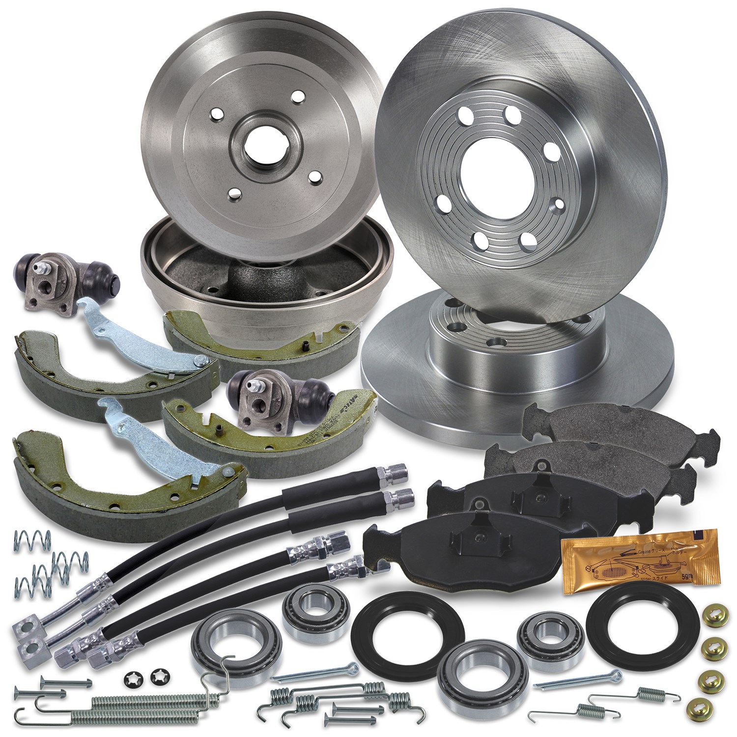 Bestprice Bremsscheiben Voll + Bremsbeläge mit VWK Vorne [Hersteller-Nr. 10604295] für Opel