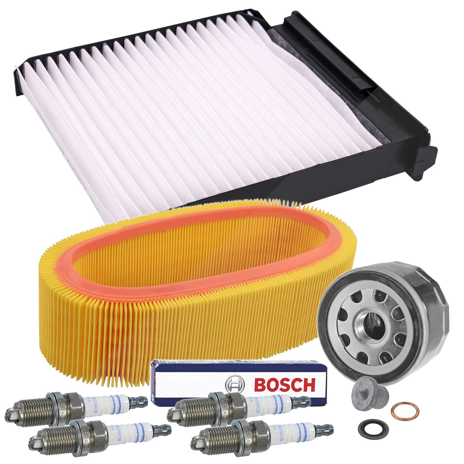 Bestprice Inspektionspaket Filtersatz SET C [Hersteller-Nr. 10694788] für Renault, Dacia
