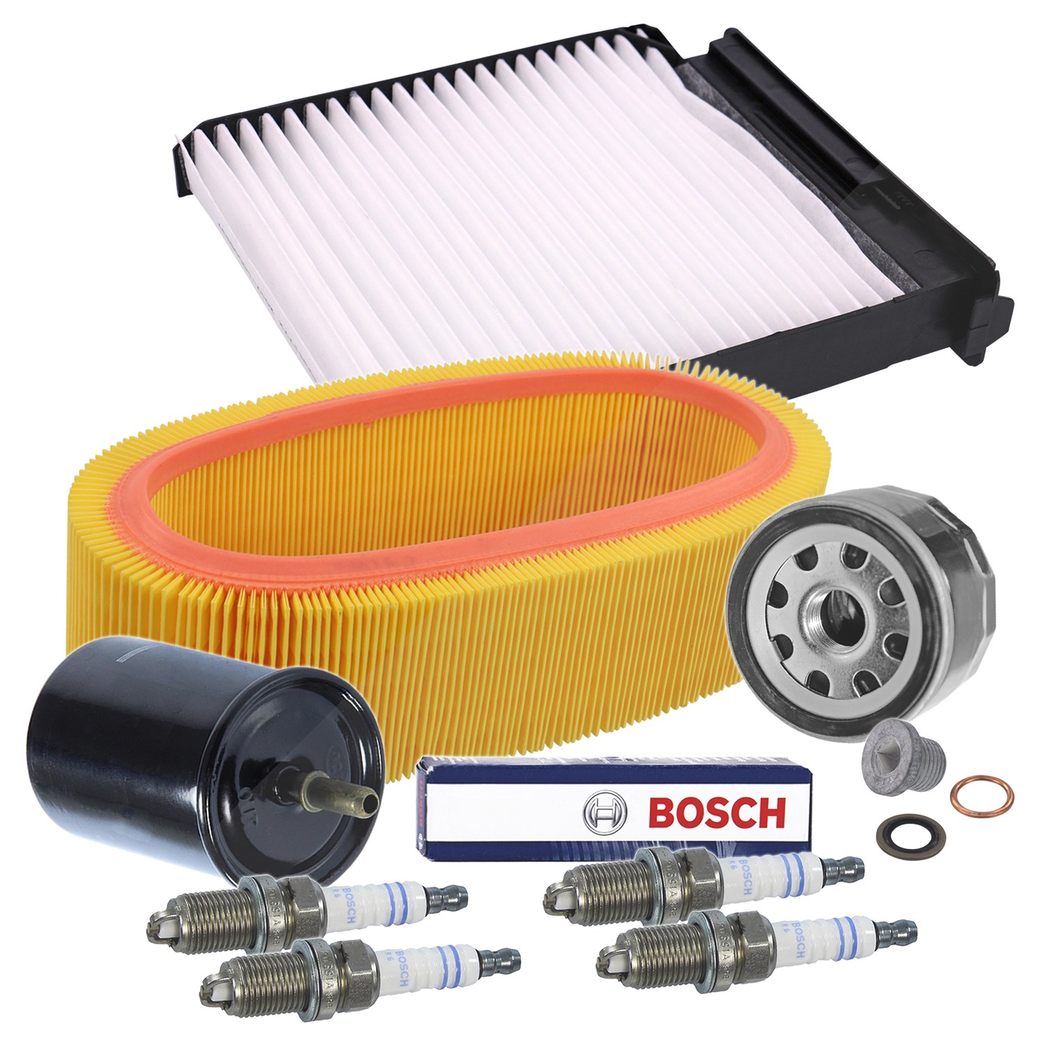 Bestprice Inspektionspaket Filtersatz SET D [Hersteller-Nr. 10694789] für Renault, Dacia