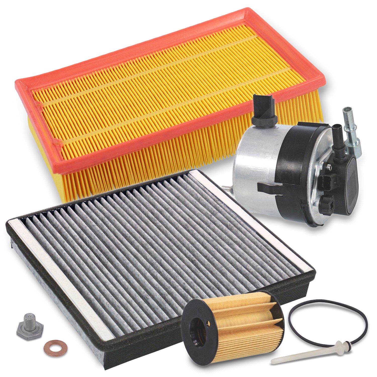 Bestprice Inspektionspaket Filtersatz SET B [Hersteller-Nr. 10694798] für Ford