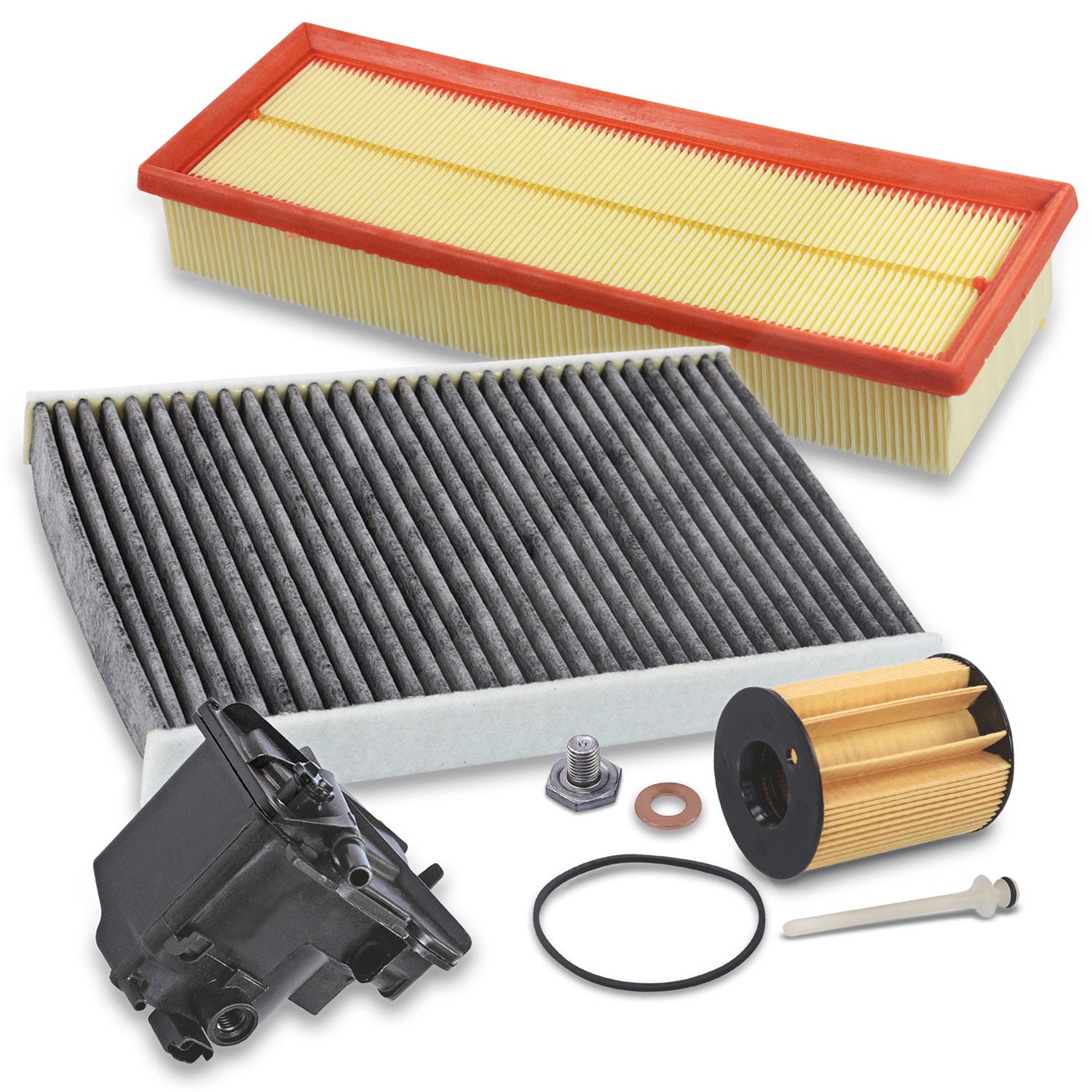 Bestprice Inspektionspaket Filtersatz SET B [Hersteller-Nr. 10694800] für Citroën, Peugeot