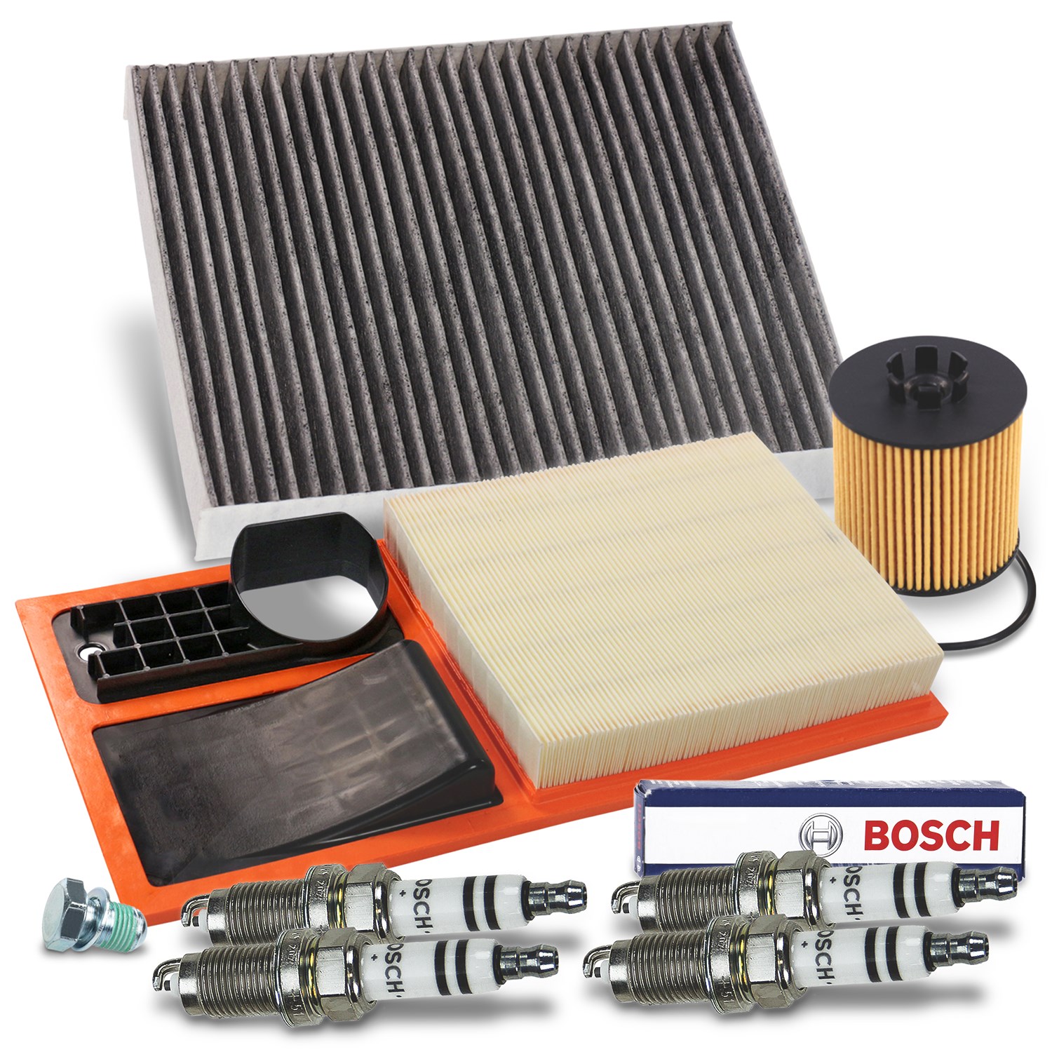 Bestprice Inspektionspaket Filtersatz SET C [Hersteller-Nr. 10694825] für Skoda, VW, Seat