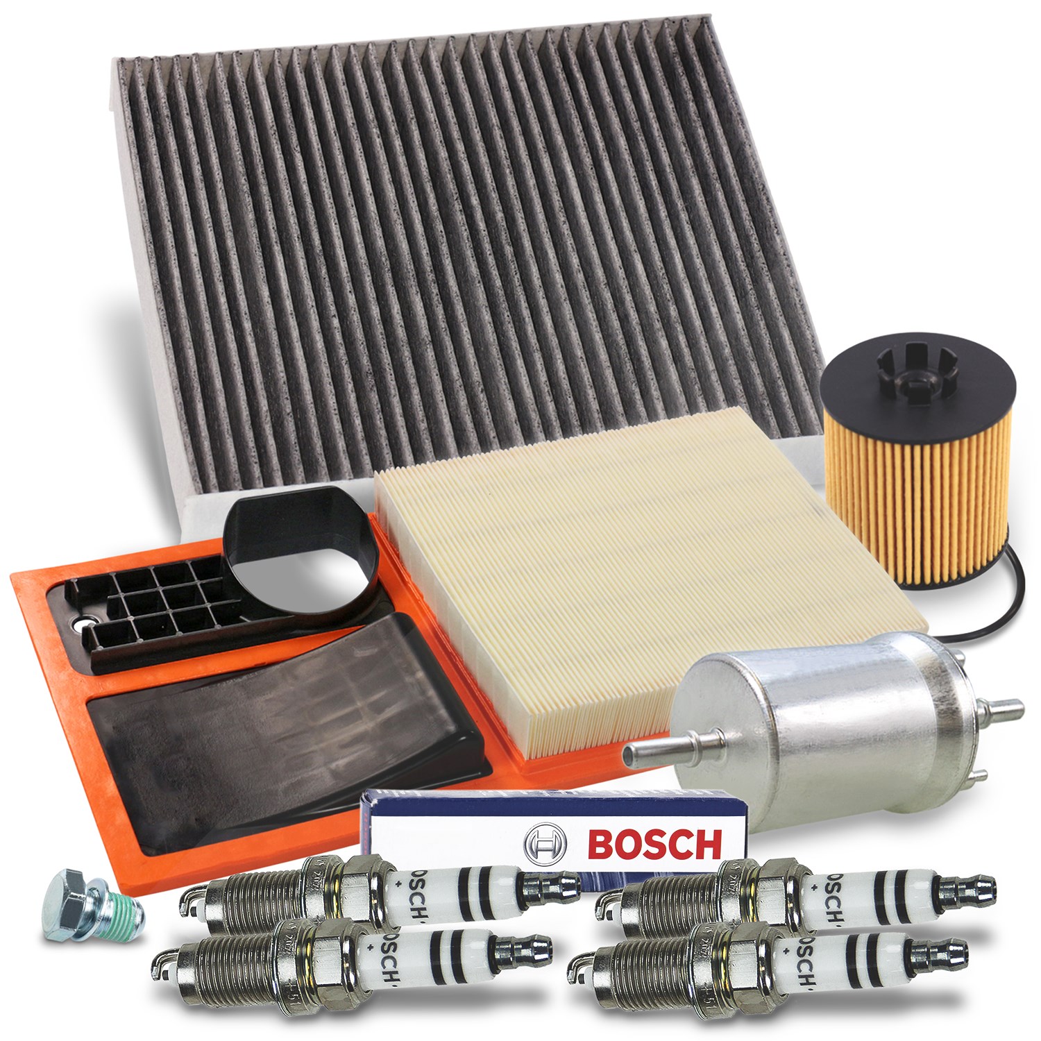 Bestprice Inspektionspaket Filtersatz SET D [Hersteller-Nr. 10694826] für Skoda, VW, Seat