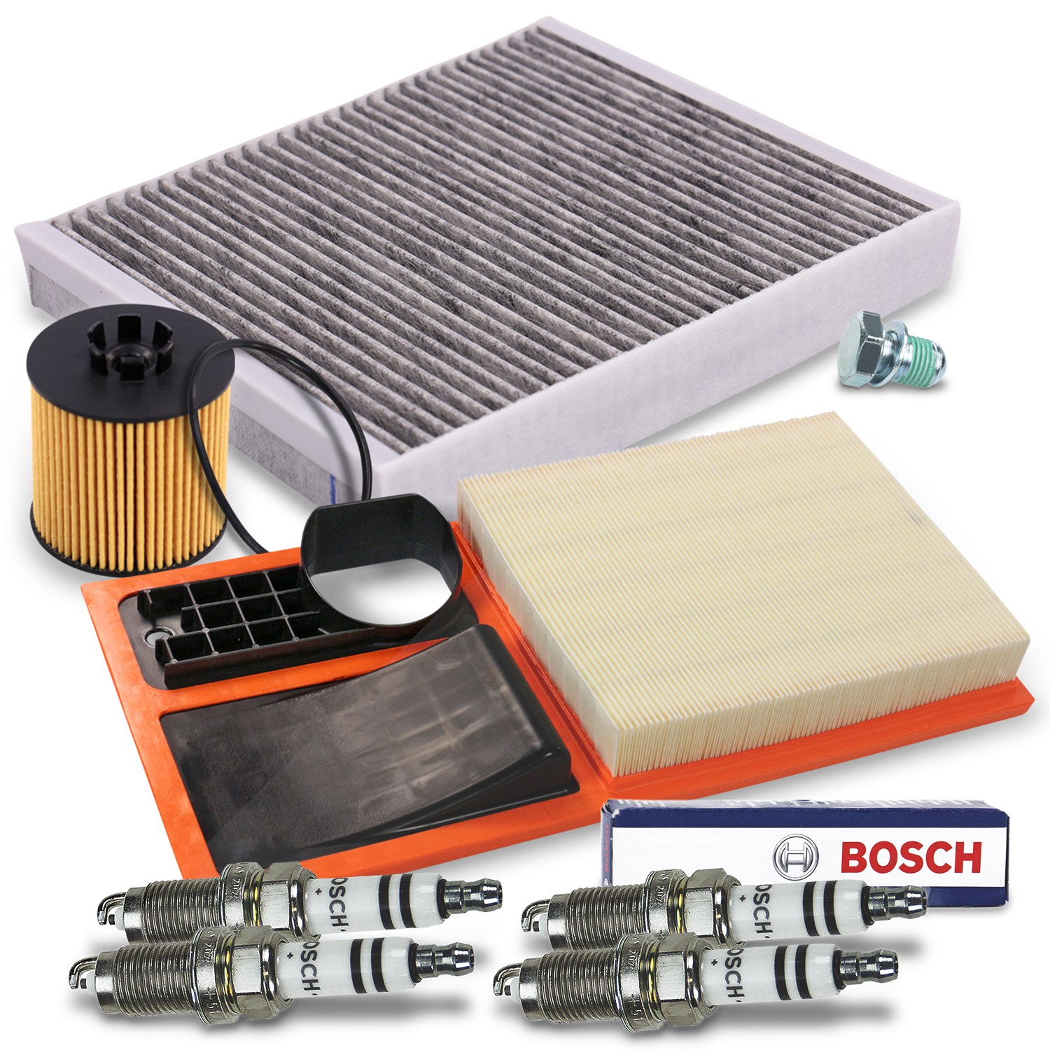 Bestprice Inspektionspaket Filtersatz SET C [Hersteller-Nr. 10694829] für Seat, Skoda
