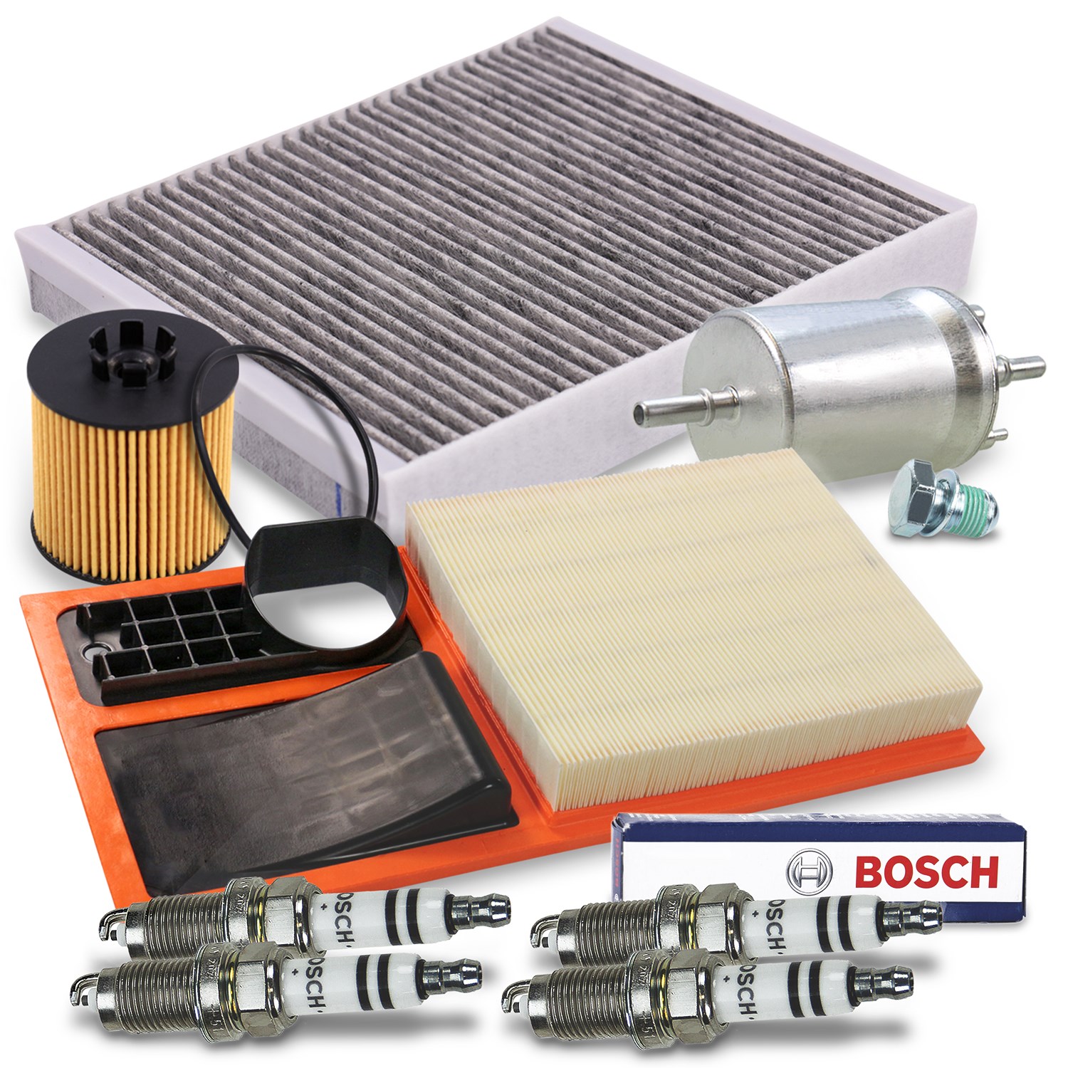 Bestprice Inspektionspaket Filtersatz SET D [Hersteller-Nr. 10694830] für Skoda, Seat