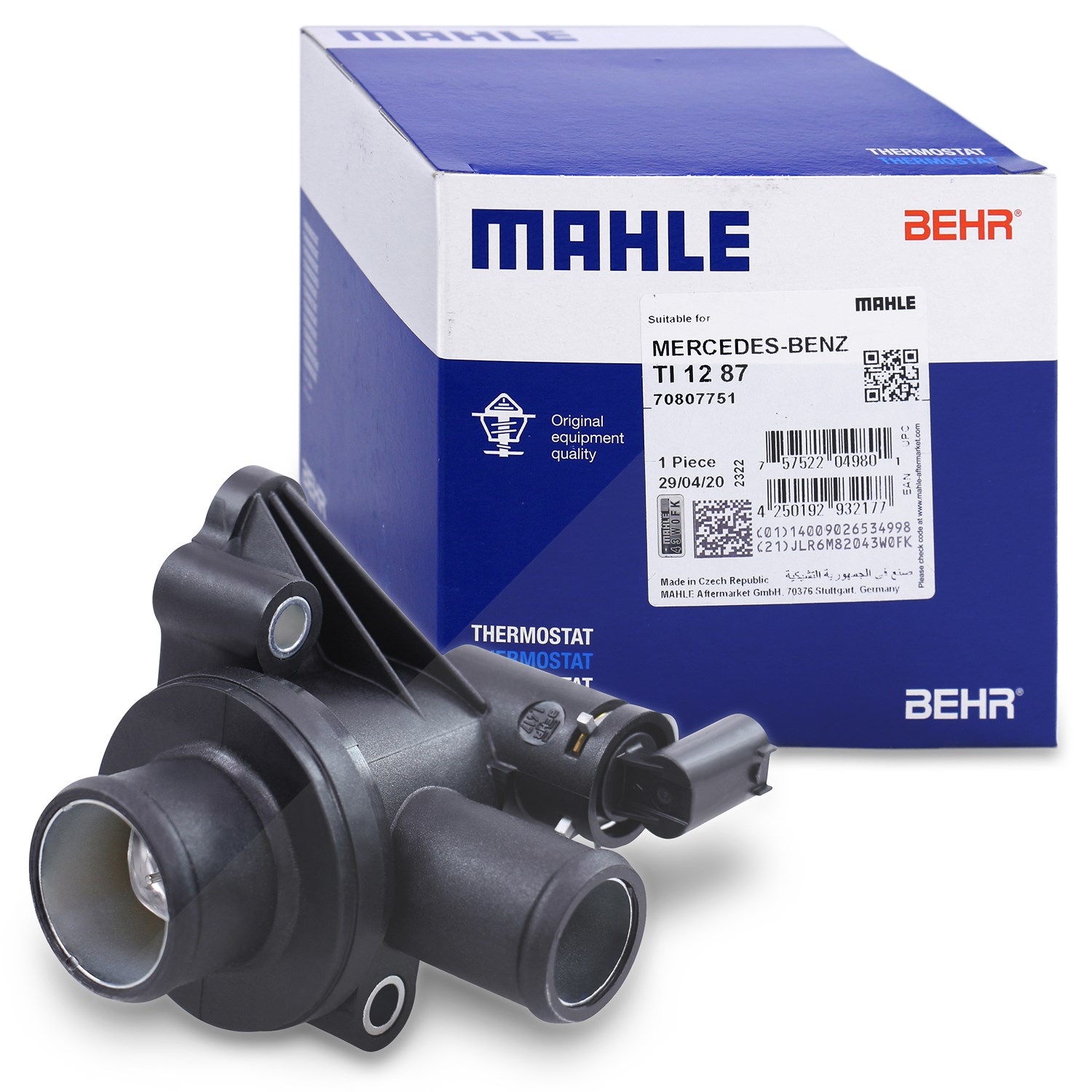 Mahle Thermostat, Kühlmittel [Hersteller-Nr. TI1287] für Mercedes-Benz