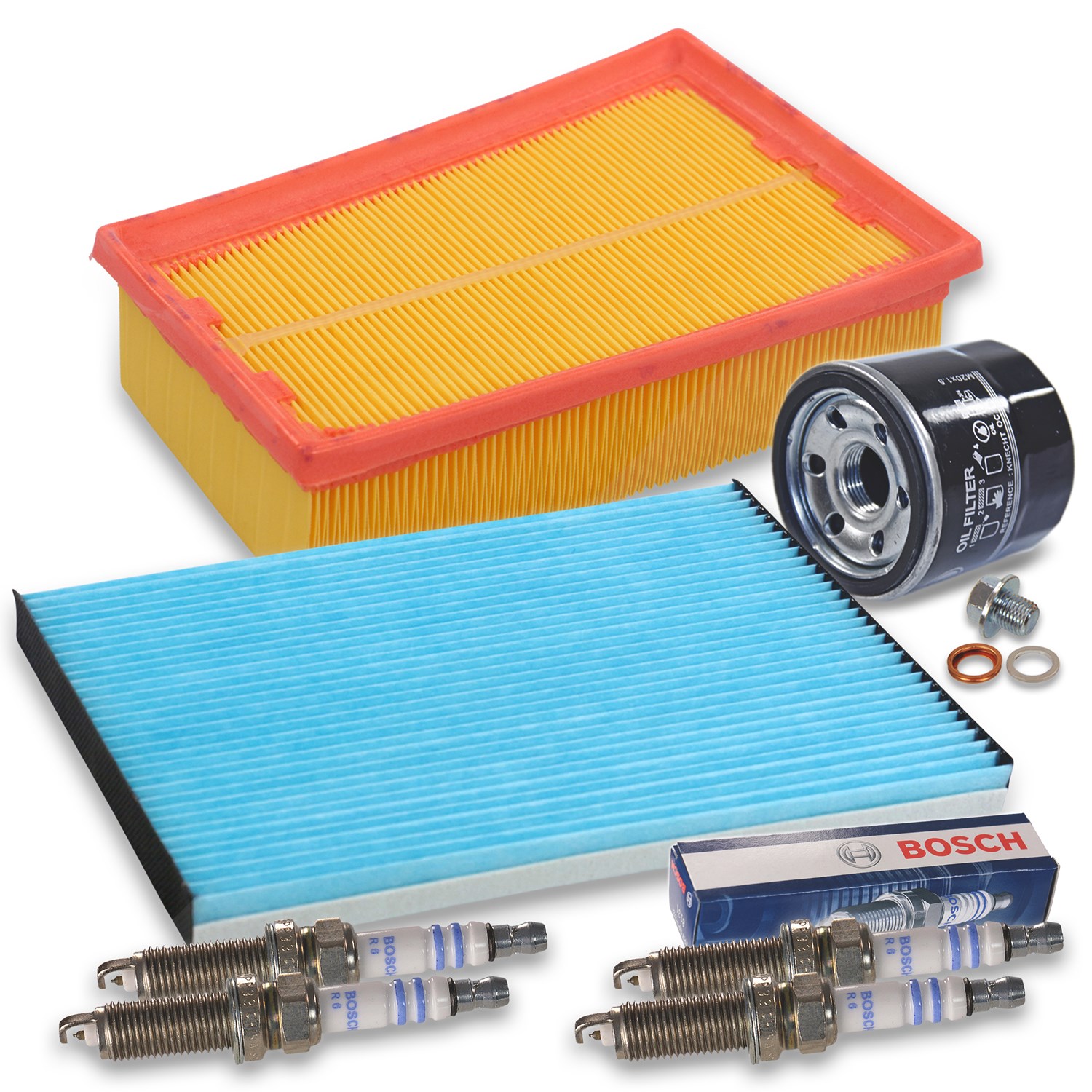 Bestprice Inspektionspaket Filtersatz SET C [Hersteller-Nr. 10694856] für Nissan