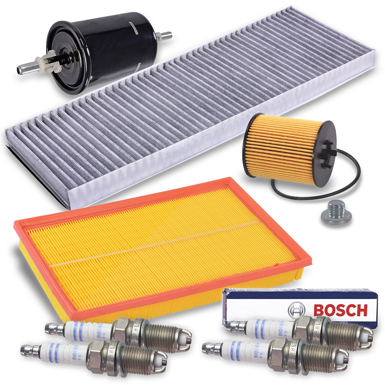 Bestprice Inspektionspaket Filtersatz SET D [Hersteller-Nr. 10694869] für Opel