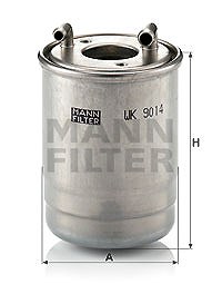 Mann-filter Kraftstofffilter [Hersteller-Nr. WK9014z] für Mercedes-Benz