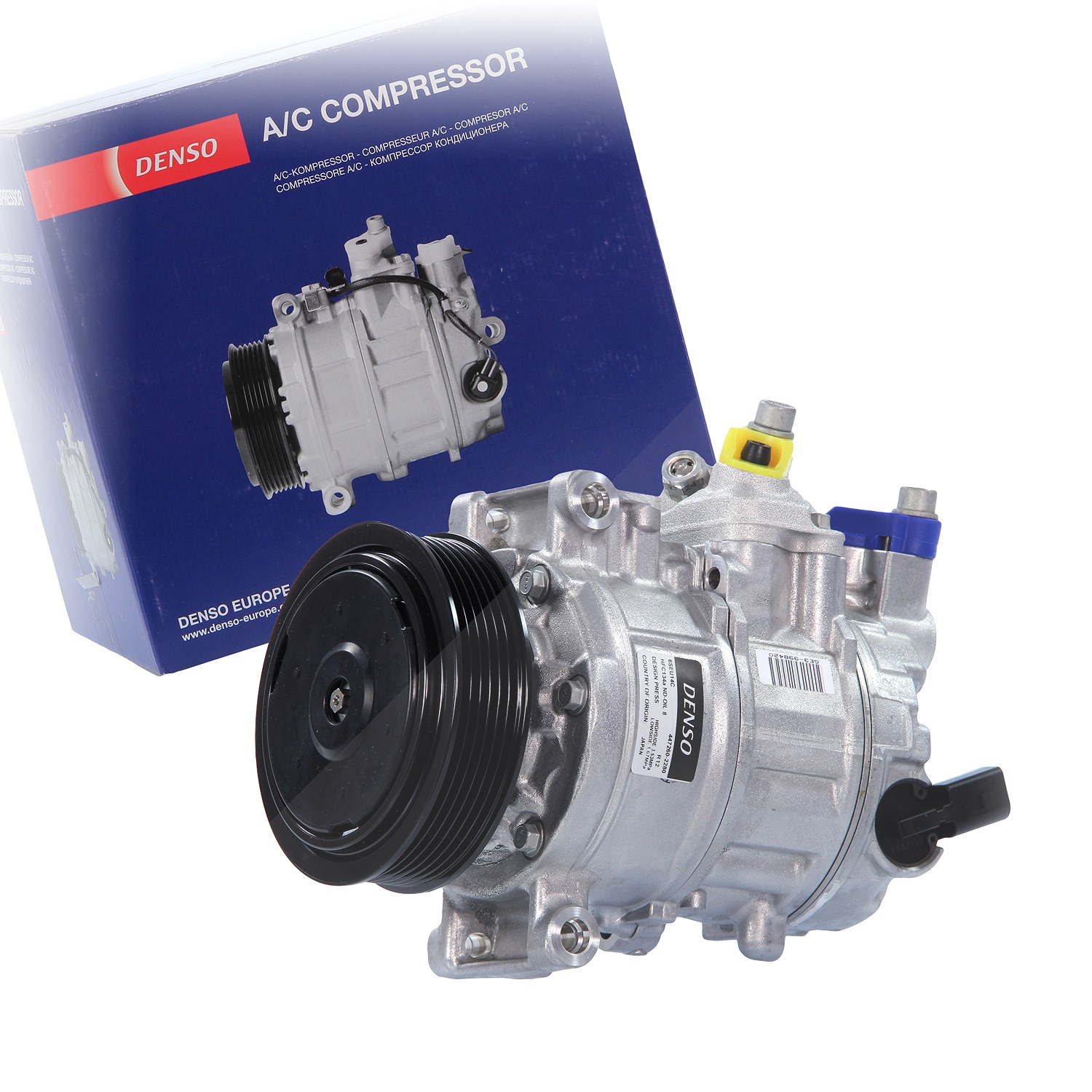 Denso Kompressor, Klimaanlage [Hersteller-Nr. DCP02050] für VW, Audi, Seat, Skoda