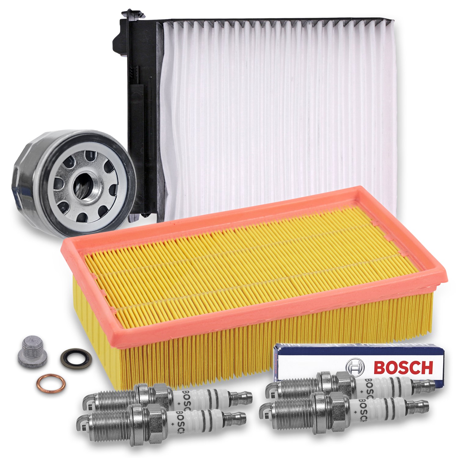 Bestprice Inspektionspaket Filtersatz SET C [Hersteller-Nr. 10694878] für Renault