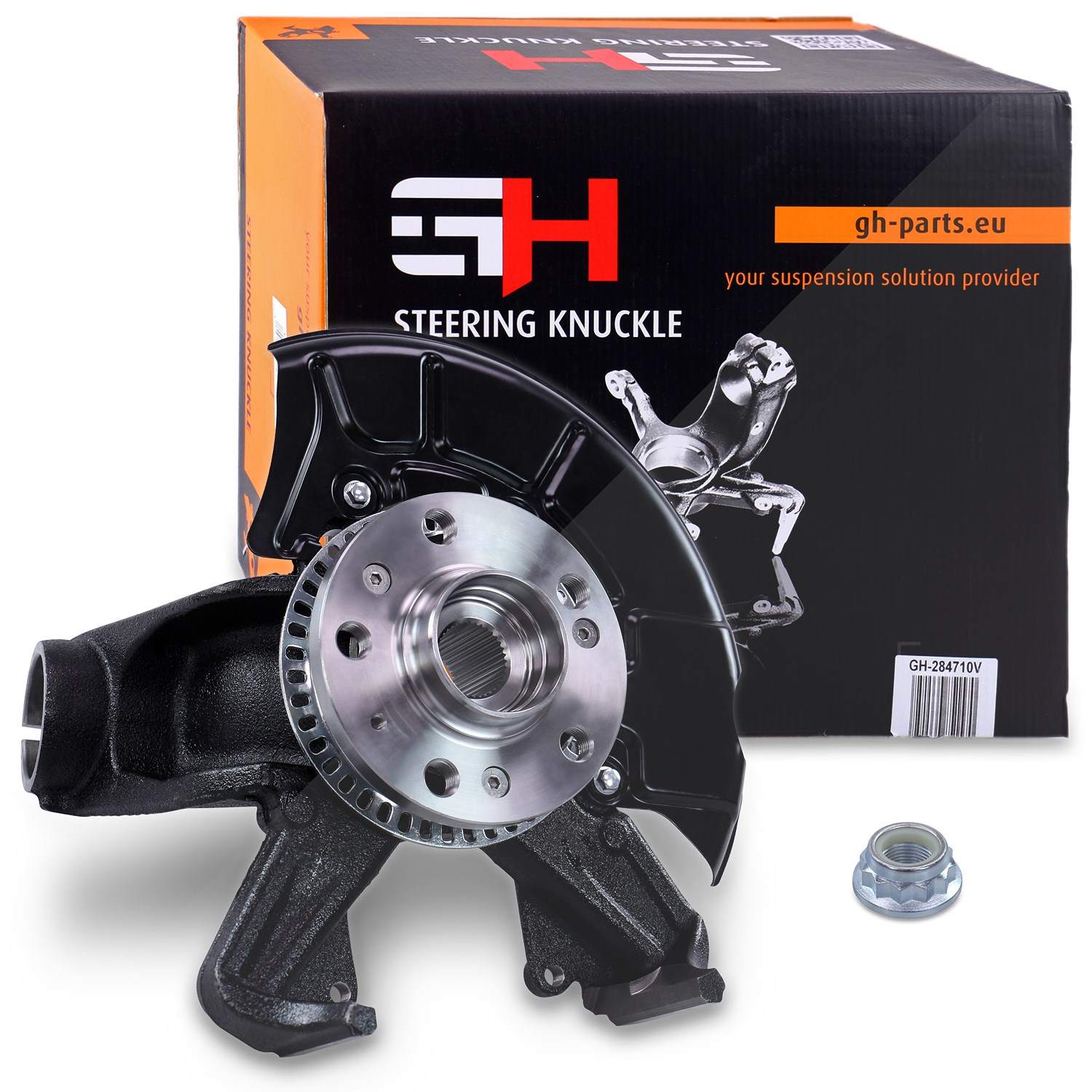 Gh Radlagergehäuse komplett vorne links [Hersteller-Nr. GH-284710V] für Skoda, Audi, VW, Seat
