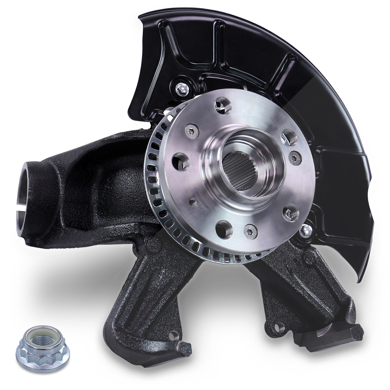 Atec Radlagergehäuse komplett vorne links [Hersteller-Nr. 40278927] für Audi, Seat, VW, Skoda
