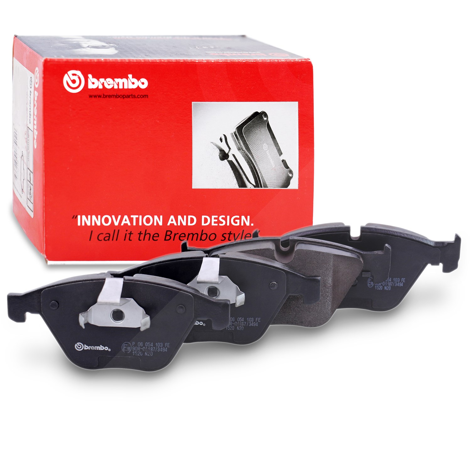 Brembo Bremsbelagsatz Vorderachse [Hersteller-Nr. P06054] für BMW