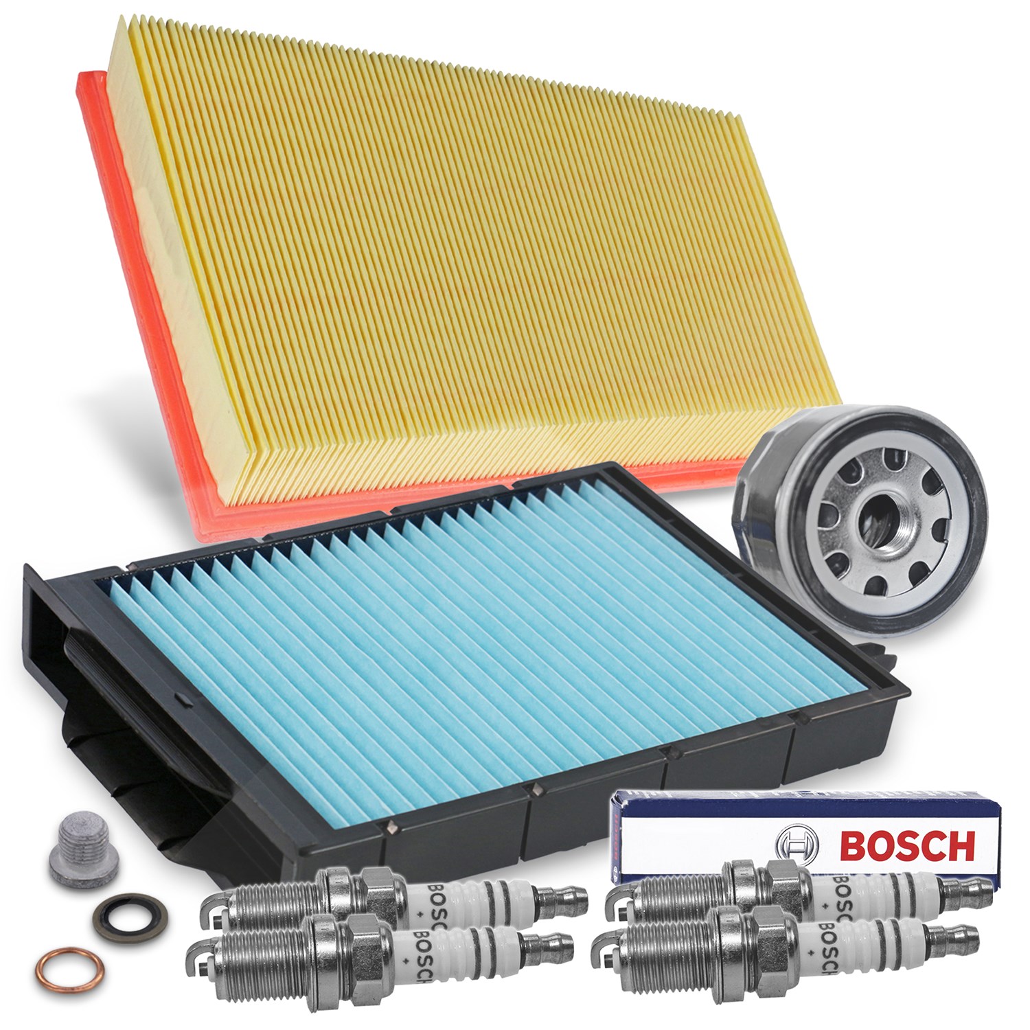 Bestprice Inspektionspaket Filtersatz SET C [Hersteller-Nr. 10694923] für Renault