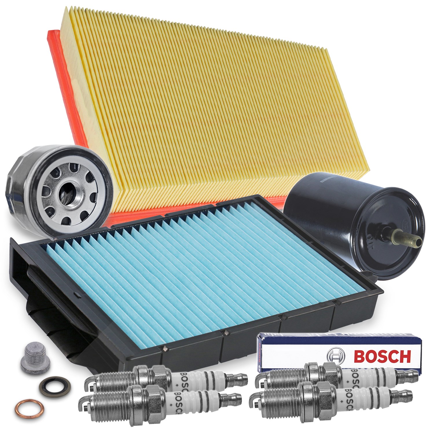 Bestprice Inspektionspaket Filtersatz SET D [Hersteller-Nr. 10694924] für Renault