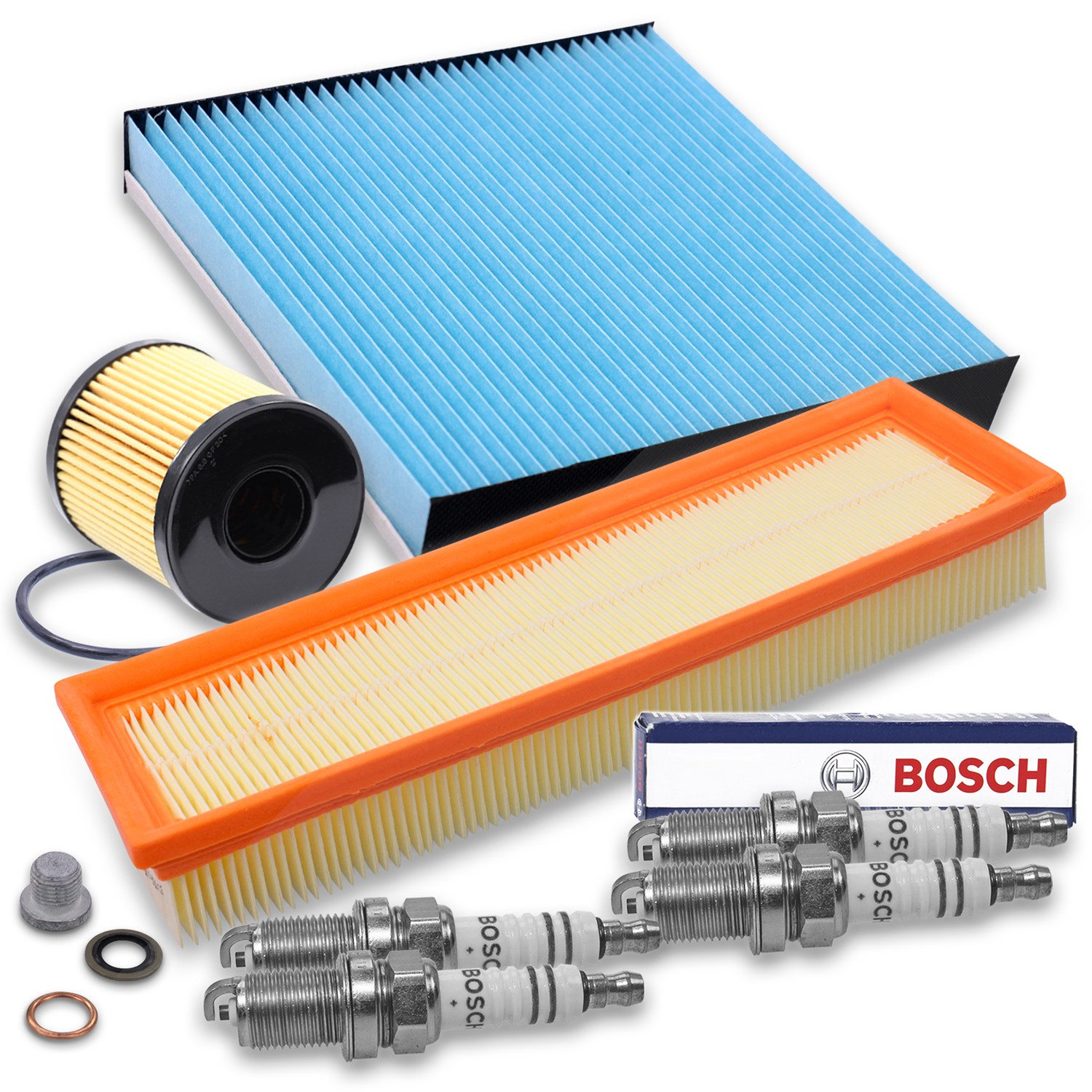 Bestprice Inspektionspaket Filtersatz SET C [Hersteller-Nr. 10694937] für Citroën, Peugeot