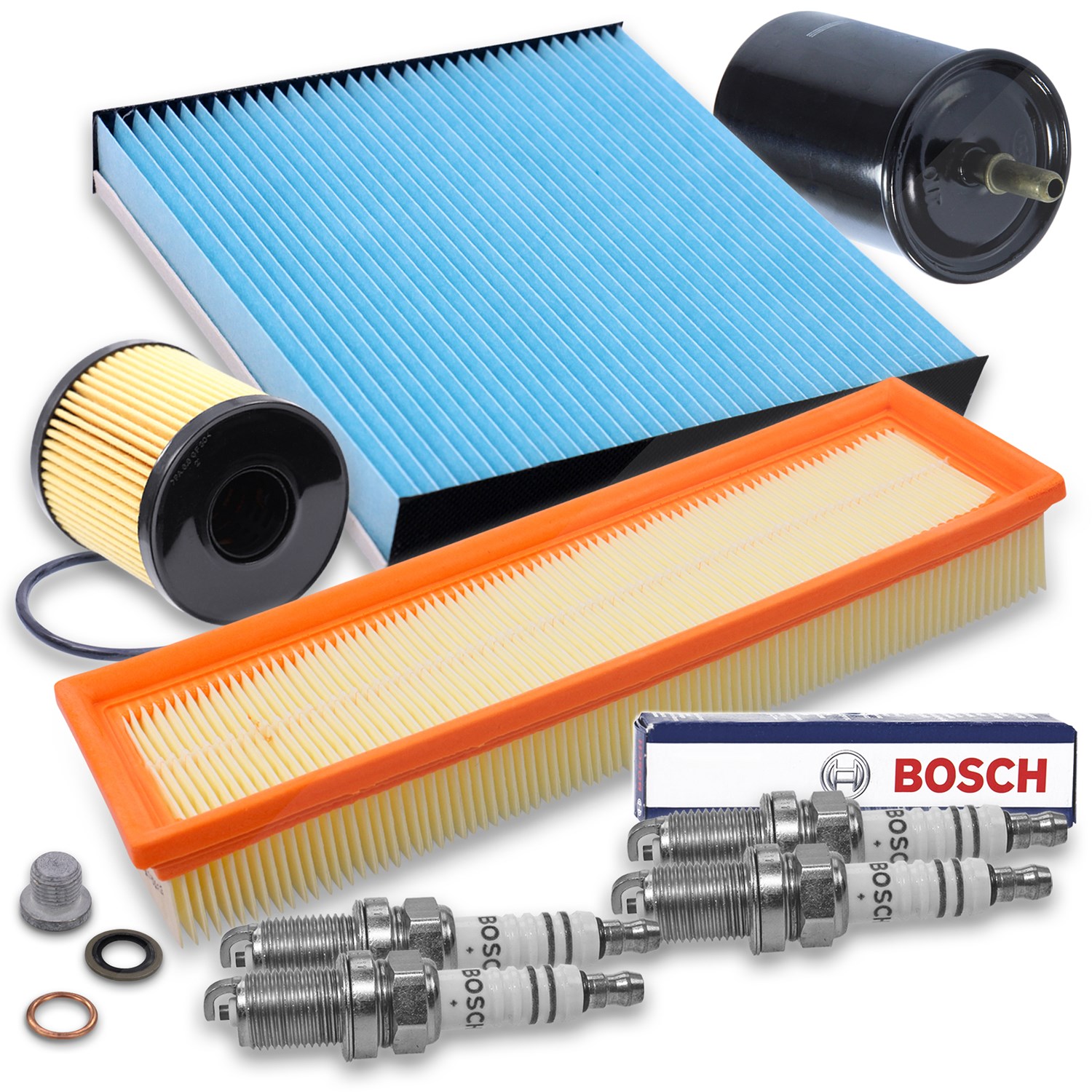 Bestprice Inspektionspaket Filtersatz SET D [Hersteller-Nr. 10694938] für Citroën, Peugeot