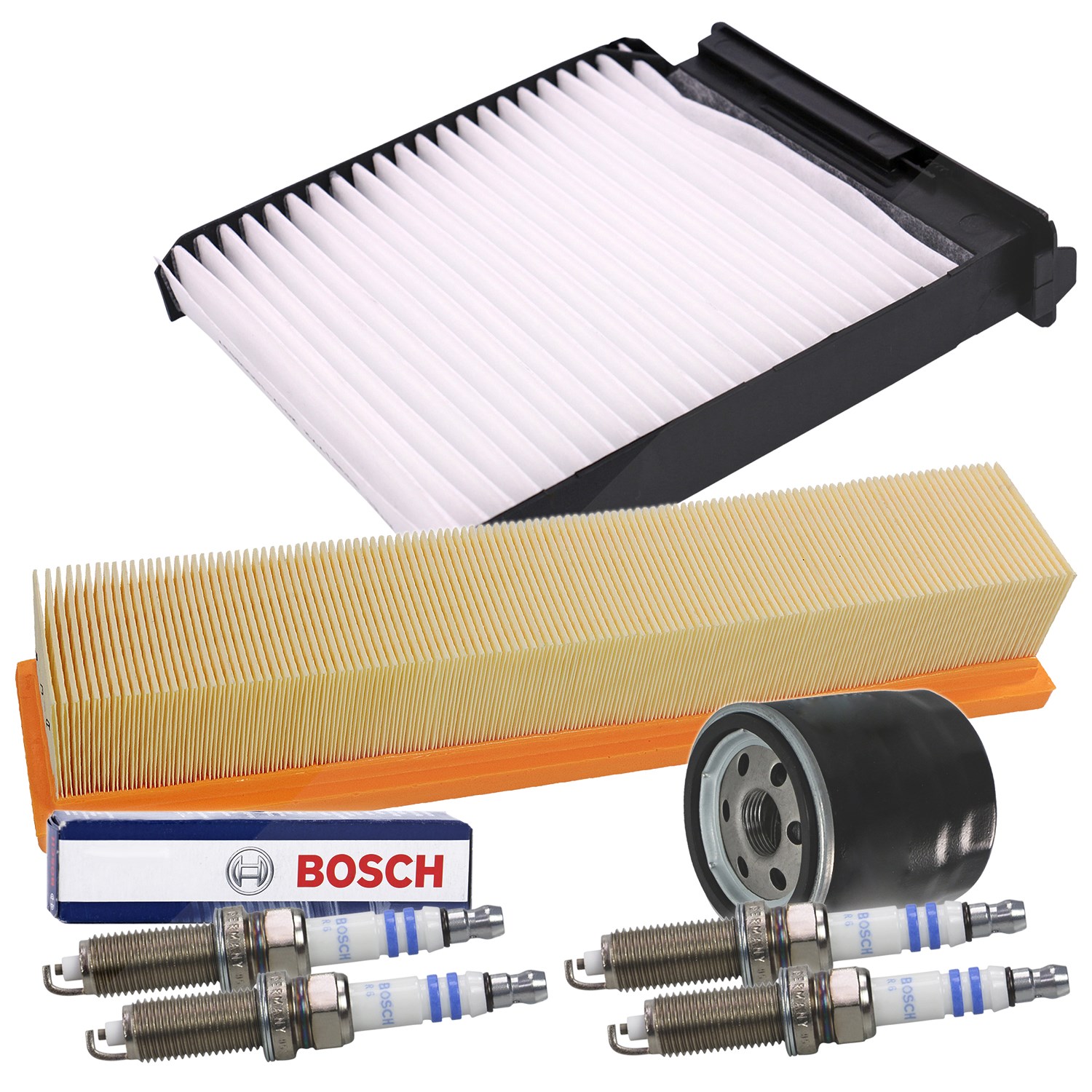 Bestprice Inspektionspaket Filtersatz SET C [Hersteller-Nr. 10694944] für Renault, Dacia