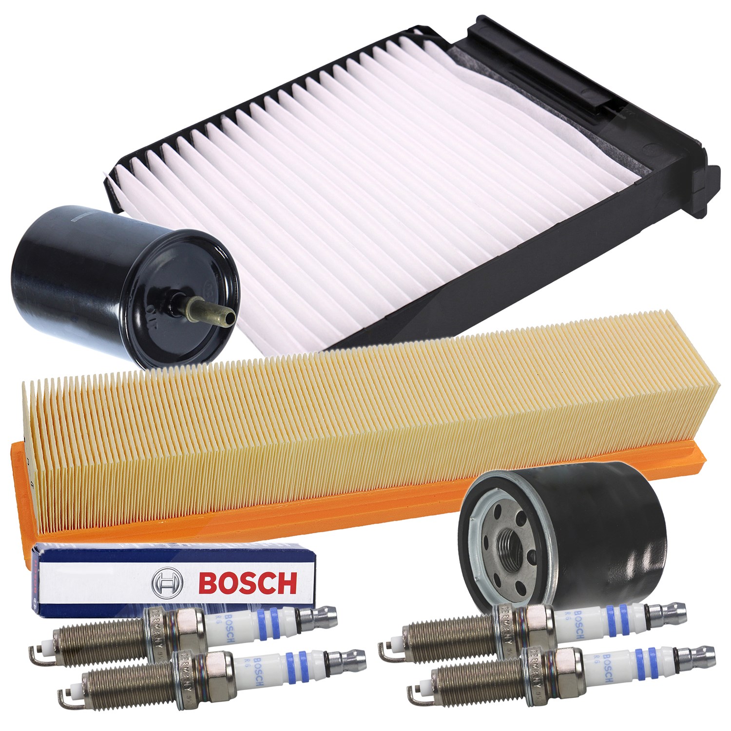 Bestprice Inspektionspaket Filtersatz SET D [Hersteller-Nr. 10694945] für Renault, Dacia