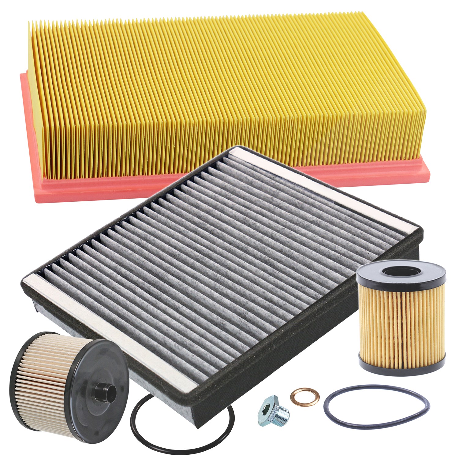 Bestprice Inspektionspaket Filtersatz SET B [Hersteller-Nr. 10694978] für Ford
