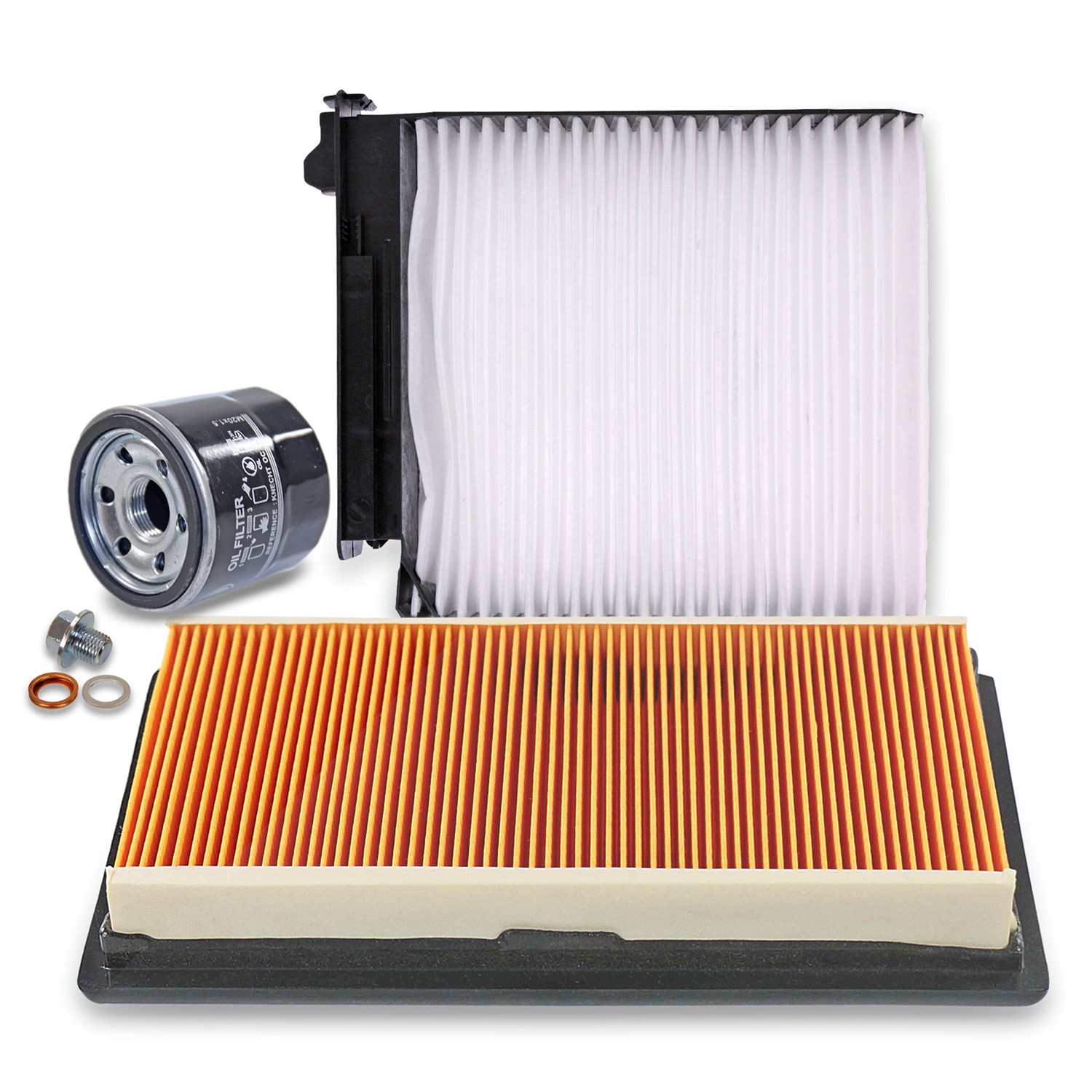 Bestprice Inspektionspaket Filtersatz SET A [Hersteller-Nr. 10694985] für Nissan