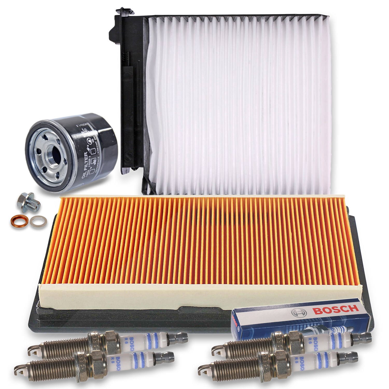 Bestprice Inspektionspaket Filtersatz SET C [Hersteller-Nr. 10694986] für Nissan