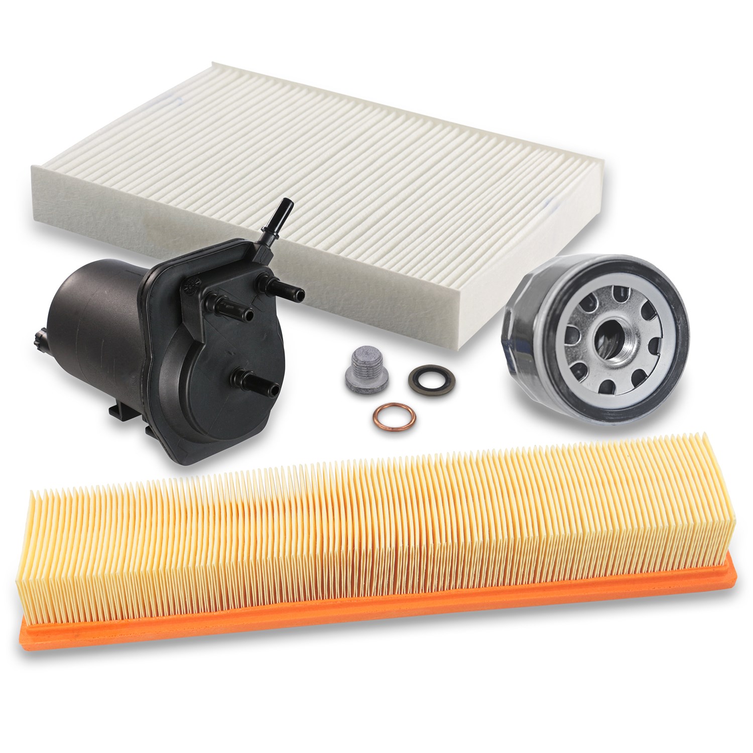 Bestprice Inspektionspaket Filtersatz SET B [Hersteller-Nr. 10694988] für Renault