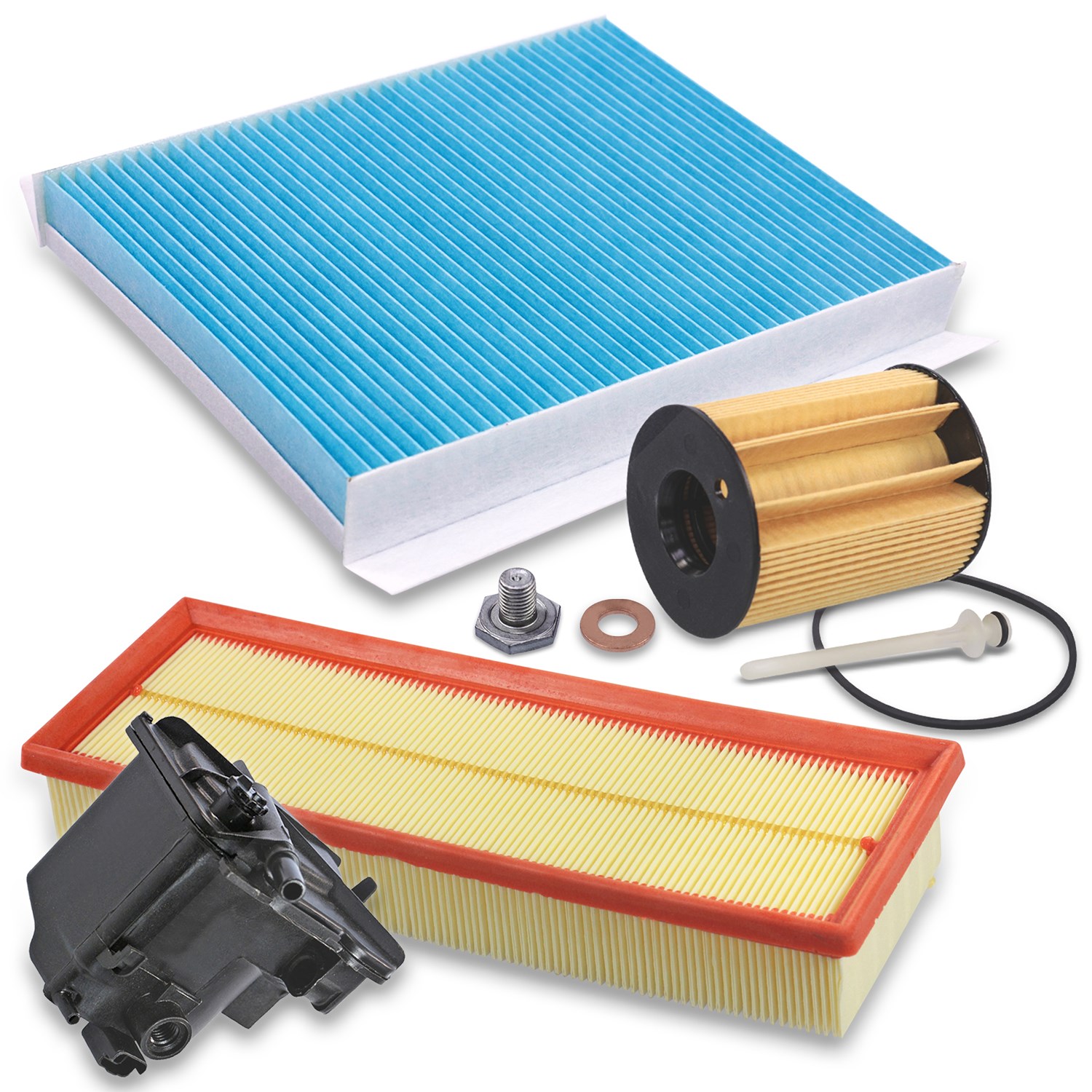 Bestprice Inspektionspaket Filtersatz SET B [Hersteller-Nr. 10694994] für Citroën