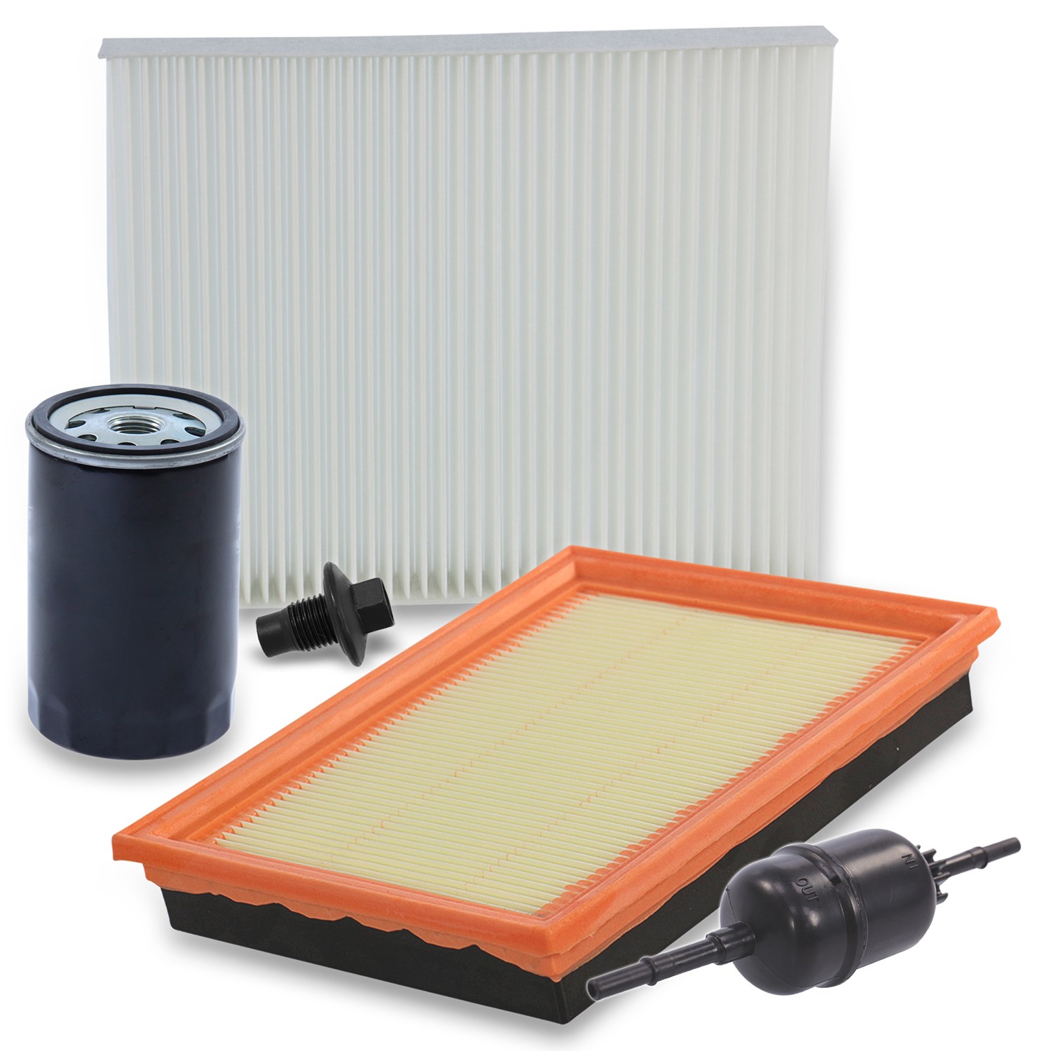 Bestprice Inspektionspaket Filtersatz SET B [Hersteller-Nr. 10695230] für Ford
