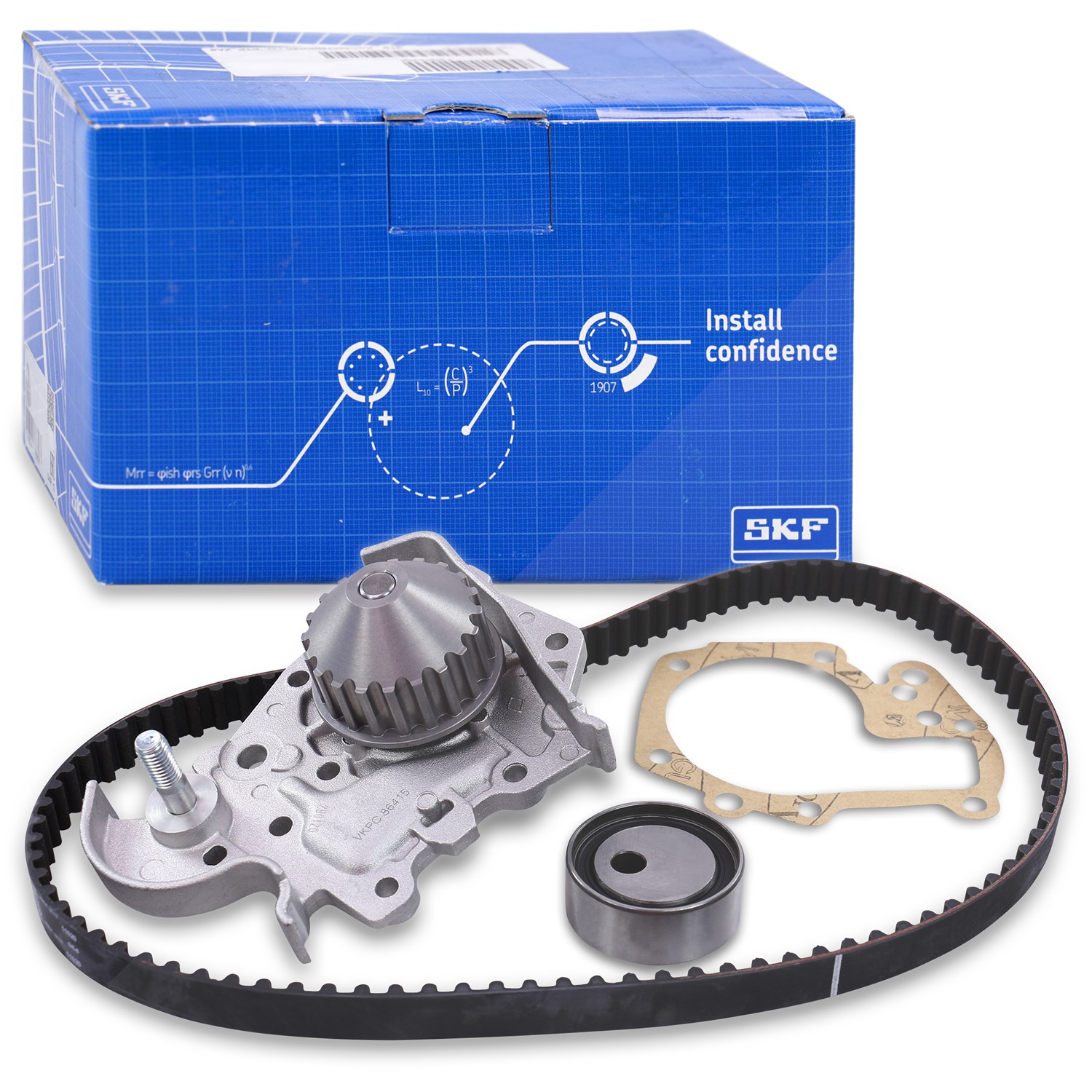 Skf Wasserpumpe + Zahnriemensatz [Hersteller-Nr. VKMC06003] für Dacia, Renault