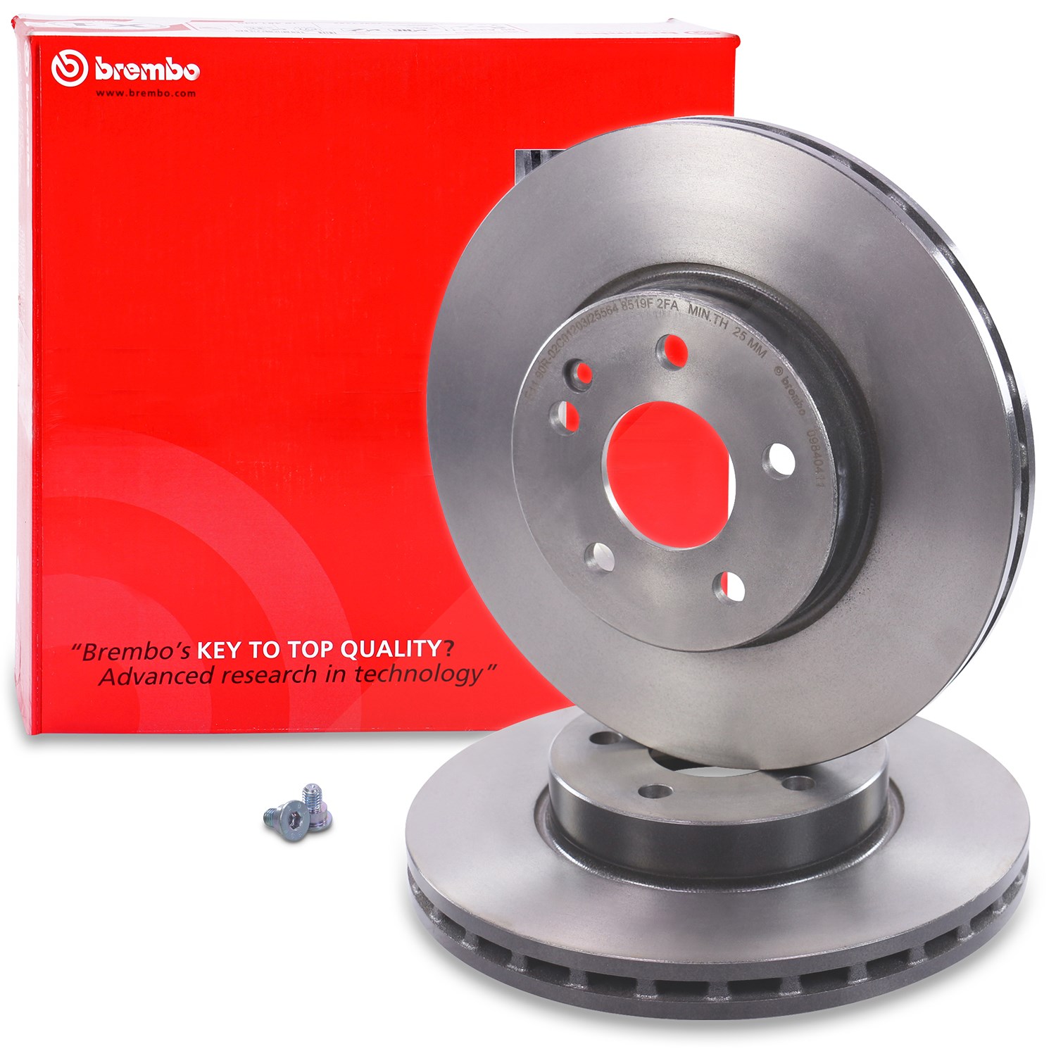Brembo Bremsscheibe Vorderachse [Hersteller-Nr. 09.8404.11] für Mercedes-Benz