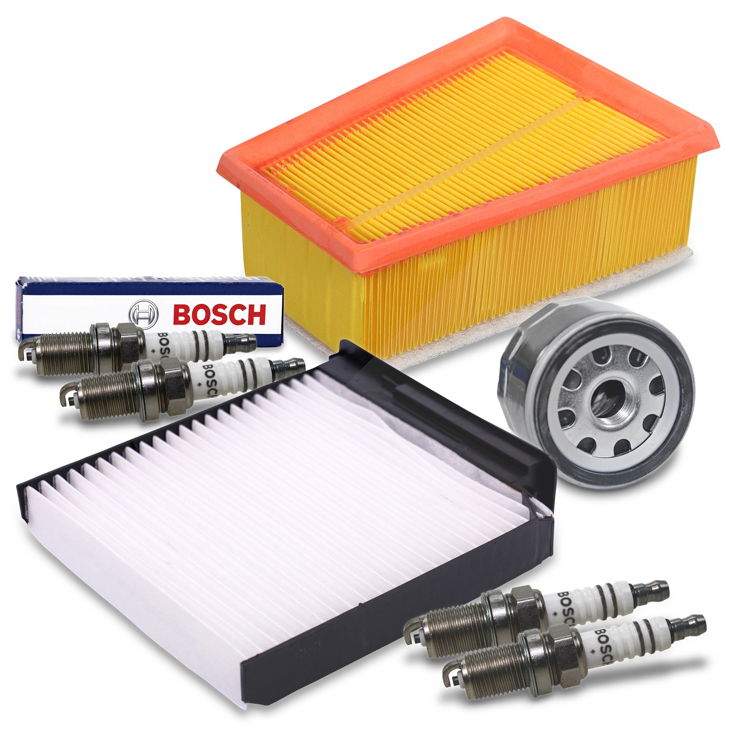 Bestprice Inspektionspaket Filtersatz SET C [Hersteller-Nr. 10695234] für Dacia, Renault, Lada