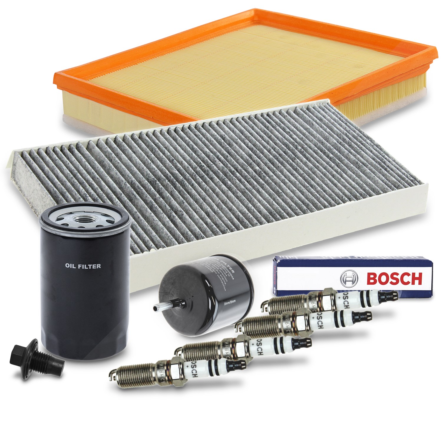 Bestprice Inspektionspaket Filtersatz SET D [Hersteller-Nr. 10695256] für Ford