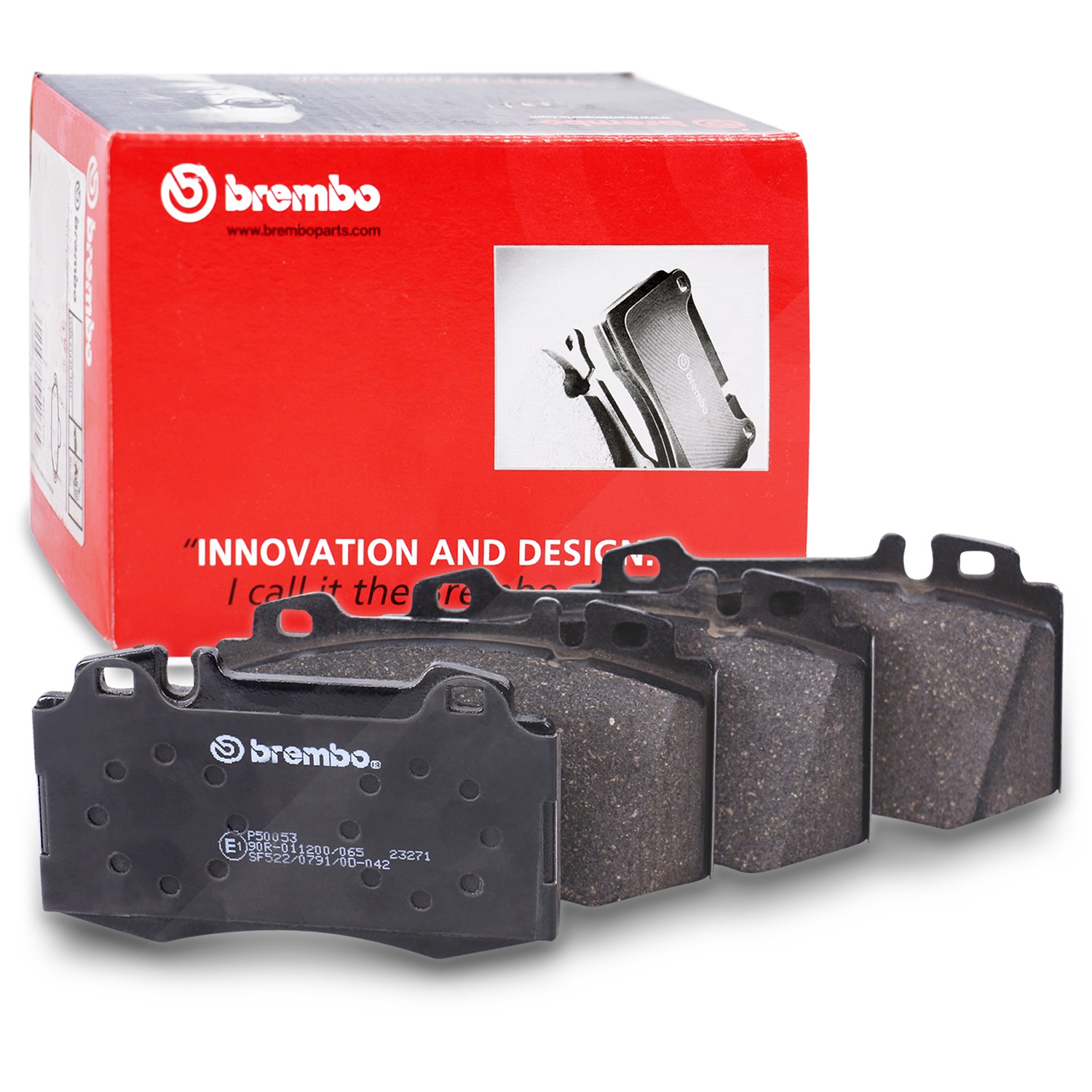 Brembo Bremsbelagsatz Vorderachse [Hersteller-Nr. P50053] für Mercedes-Benz