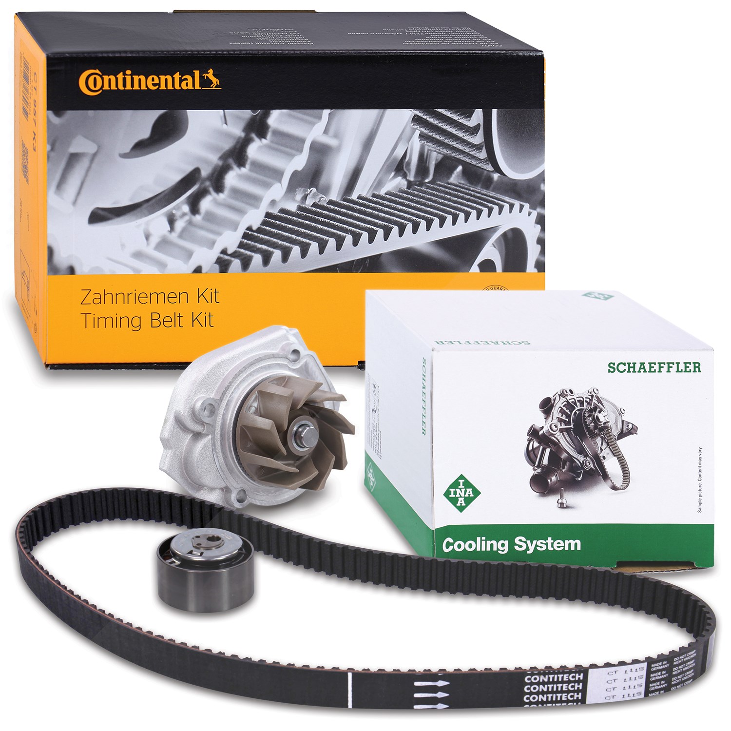 Continental Ctam Zahnriemensatz + Wasserpumpe [Hersteller-Nr. 40279082] für Chrysler, Fiat, Lancia, Ford, Alfa Romeo