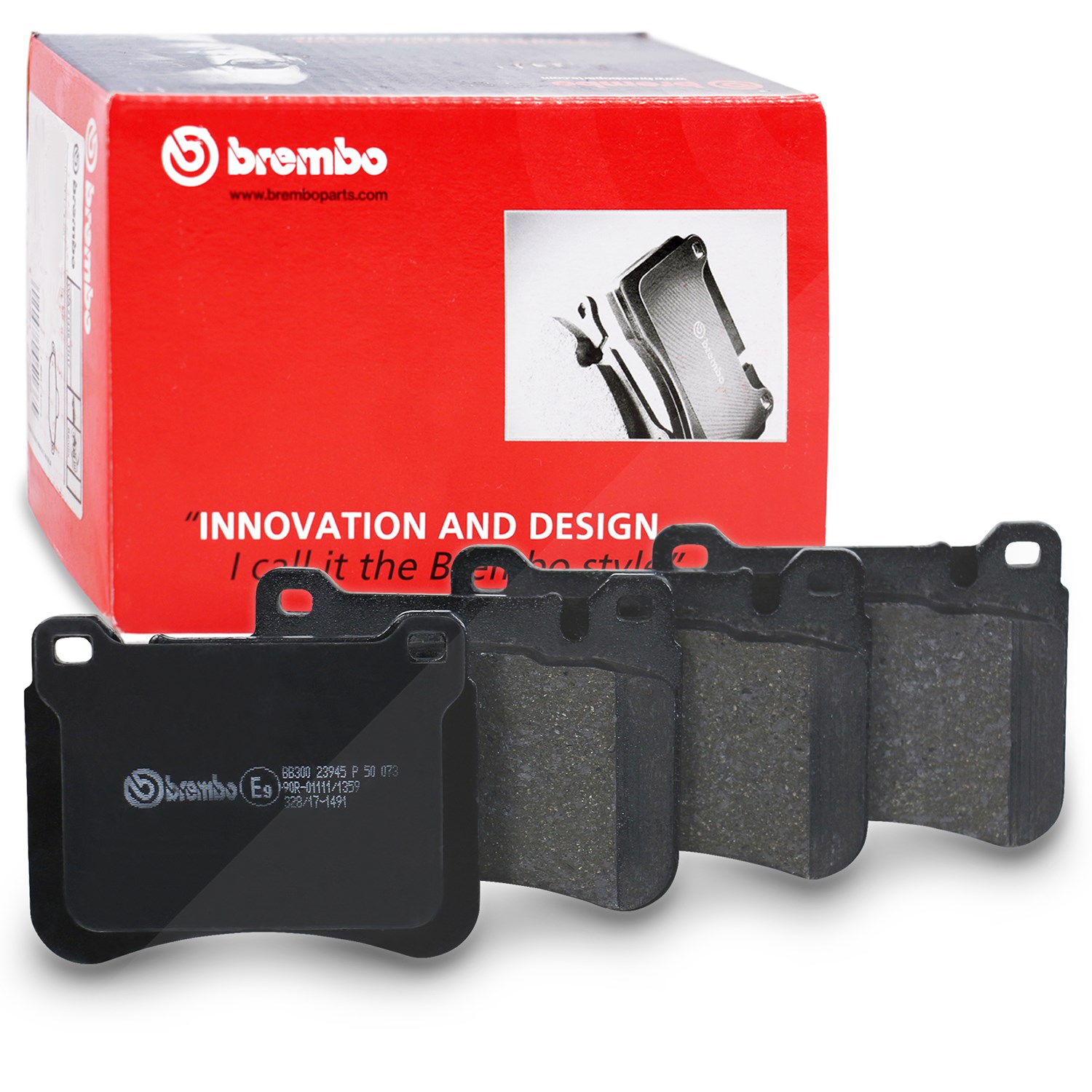 Brembo Bremsbelagsatz Vorderachse [Hersteller-Nr. P50073] für Mercedes-Benz