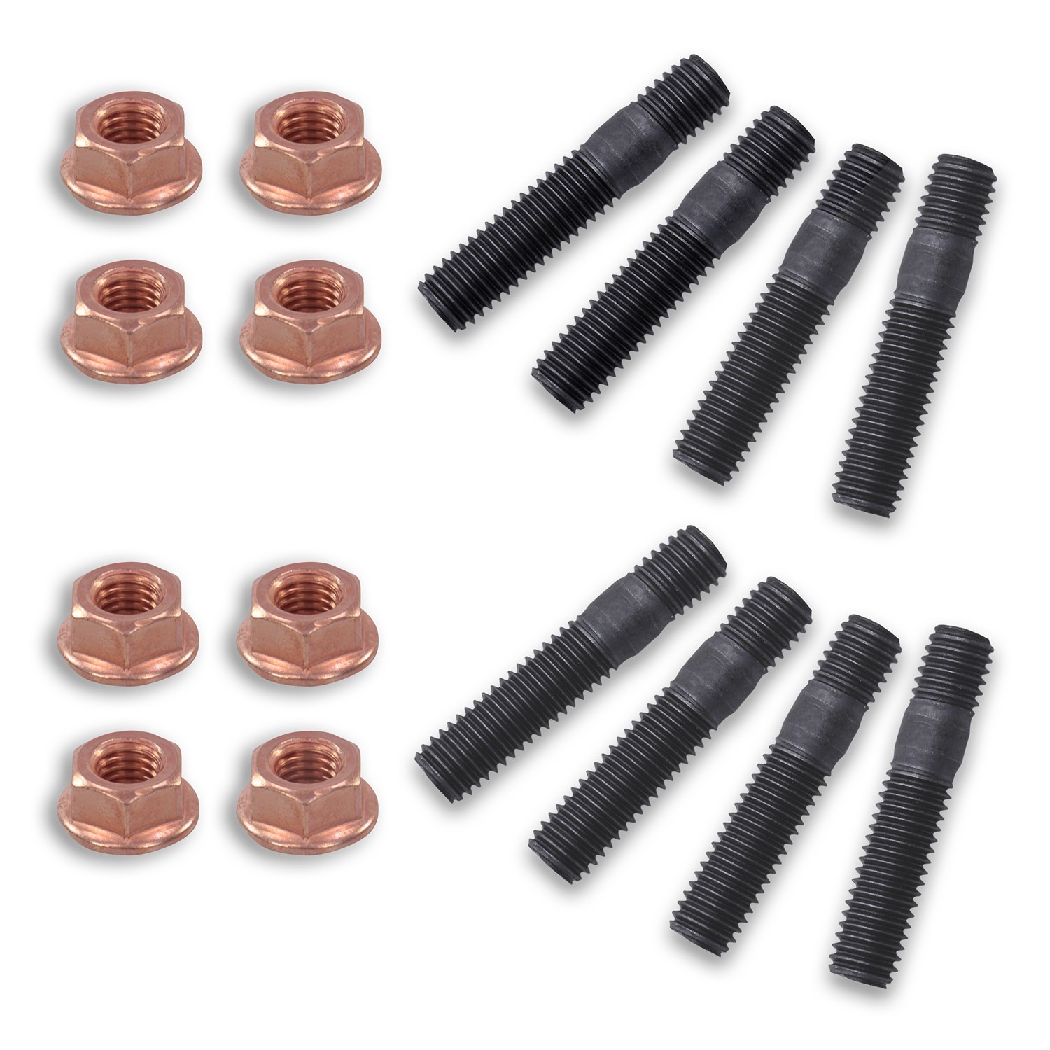 Bestprice Set 8x Stehbolzen M8 + 8x Sechskantmutter M8 Cu [Hersteller-Nr. 40279652]