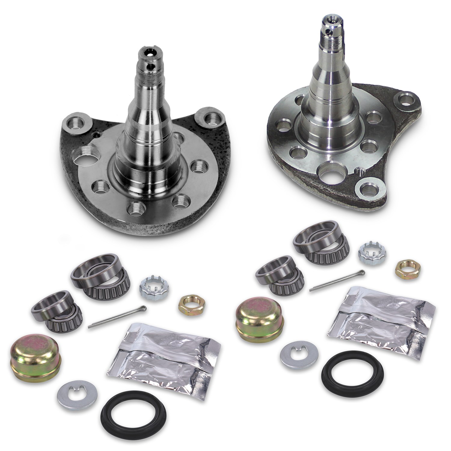 Bestprice 2x Achszapfen/Radnabe+2x Radlager hinten [Hersteller-Nr. 40279740] für VW, Seat