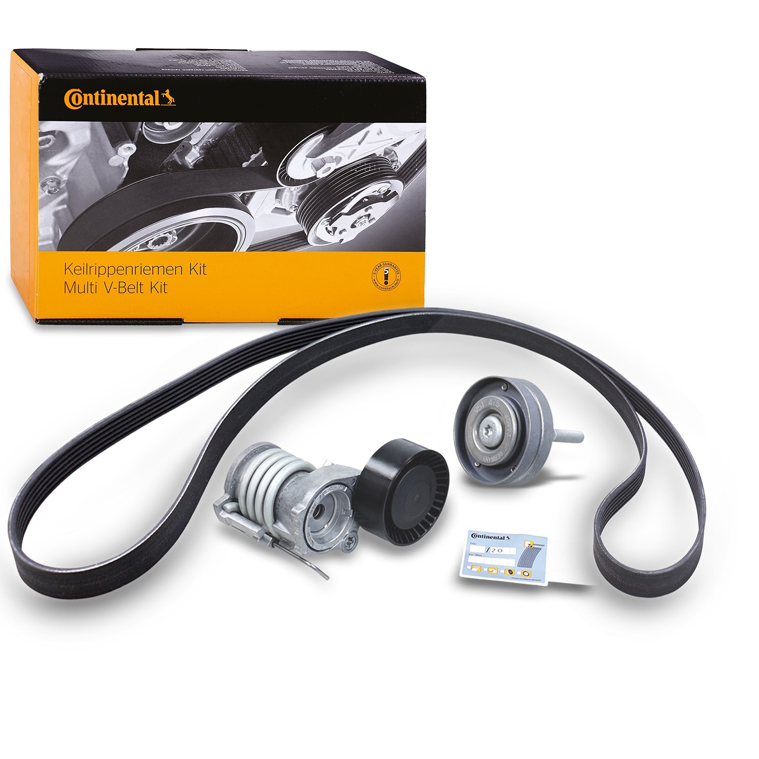 Continental Ctam Keilrippenriemensatz [Hersteller-Nr. 6PK1873K1] für VW, Skoda, Seat