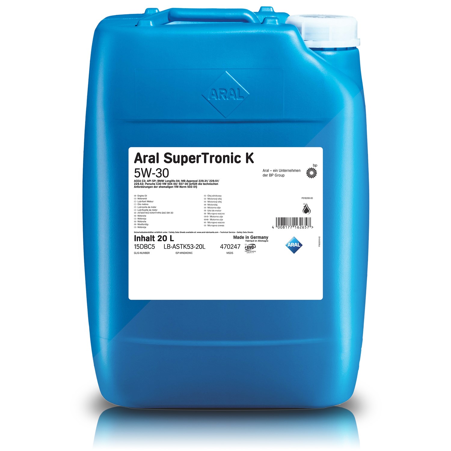 Aral 20 L SuperTronic K 5W-30 [Hersteller-Nr. 15DBC5]